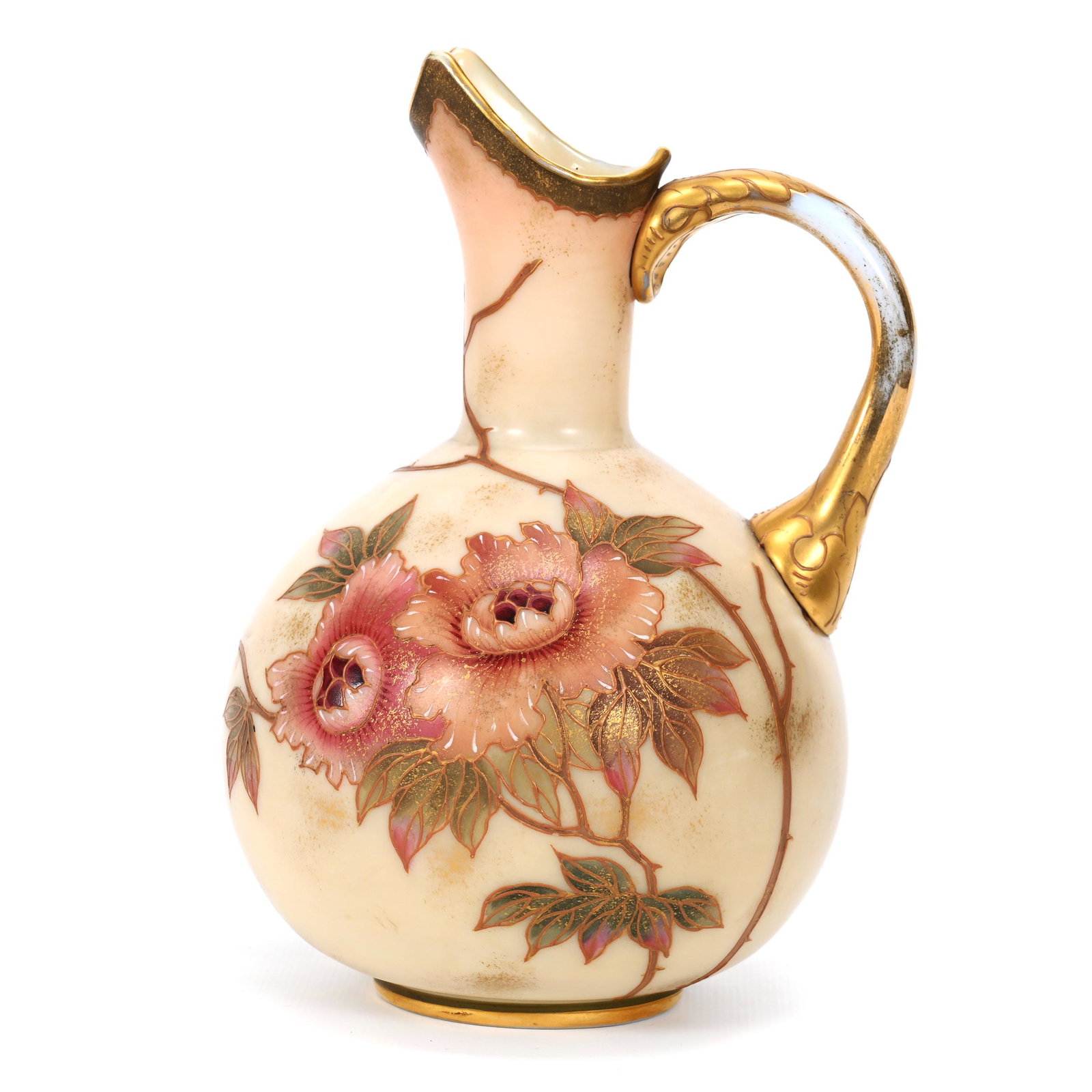 Handled Jug Marked Tischer Art Glass (1 of 3)