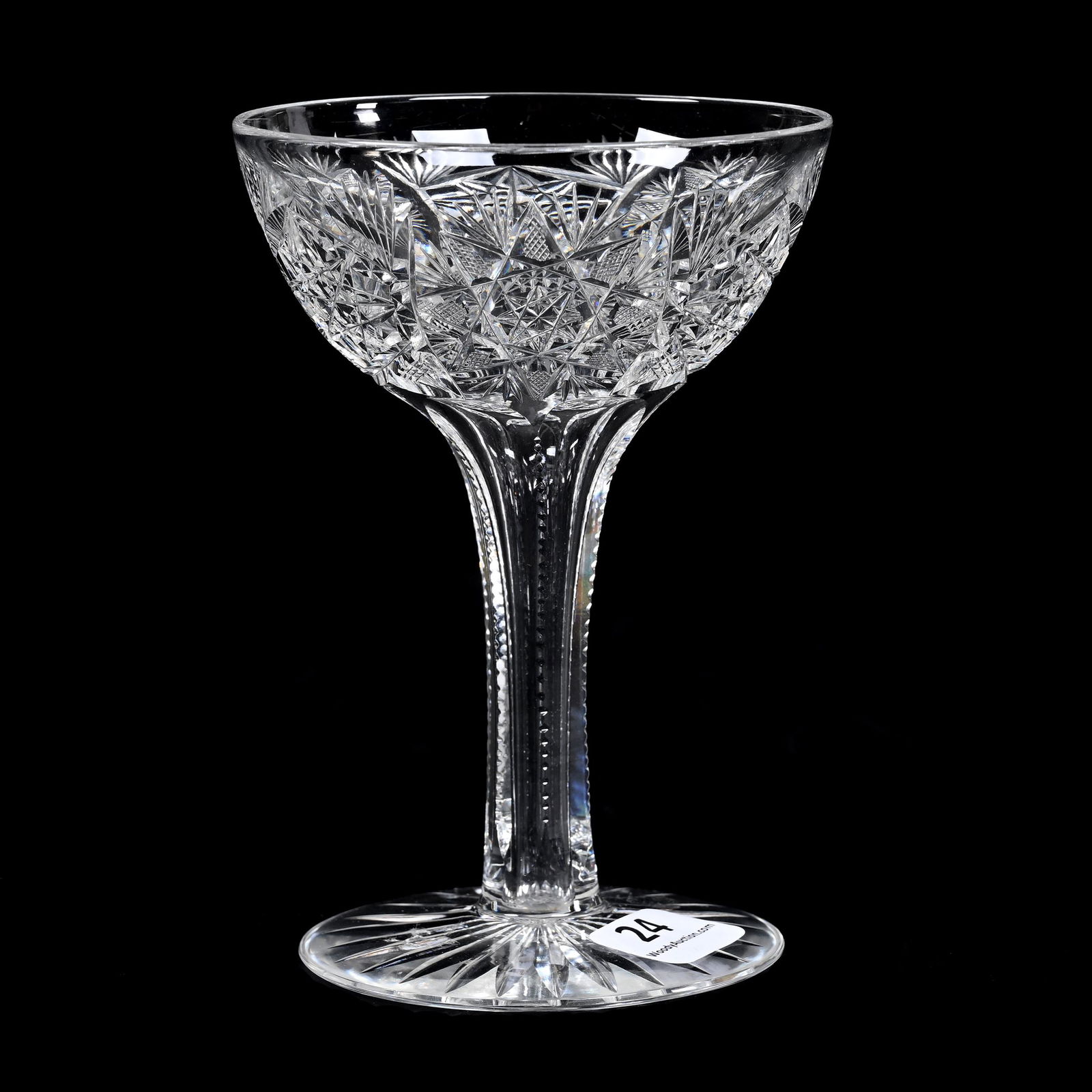 Champagne Stem, ABCG, Plymouth Pattern By Meriden (1 of 3)