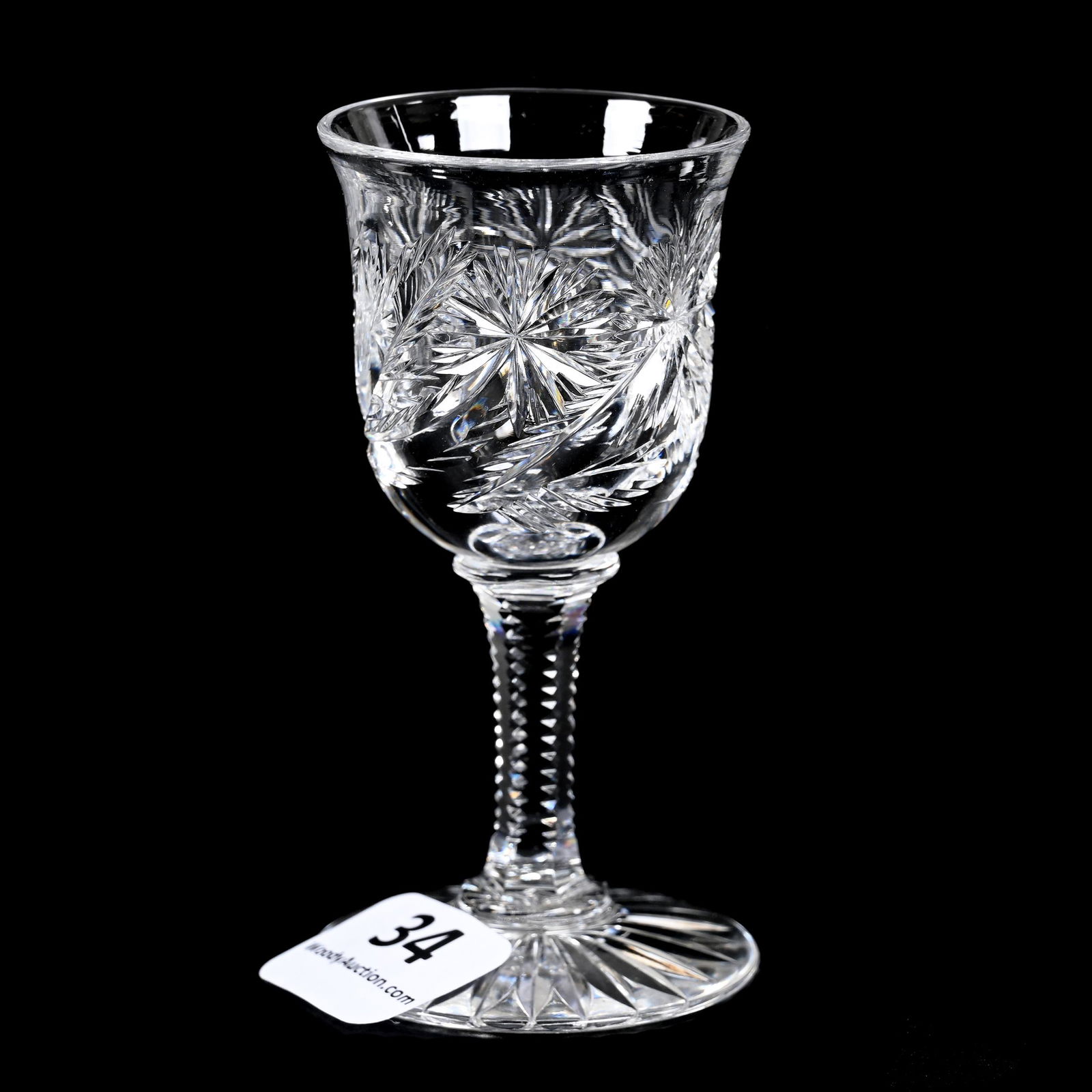 Cordial Stem, ABCG, Signed Libbey (1 of 3)