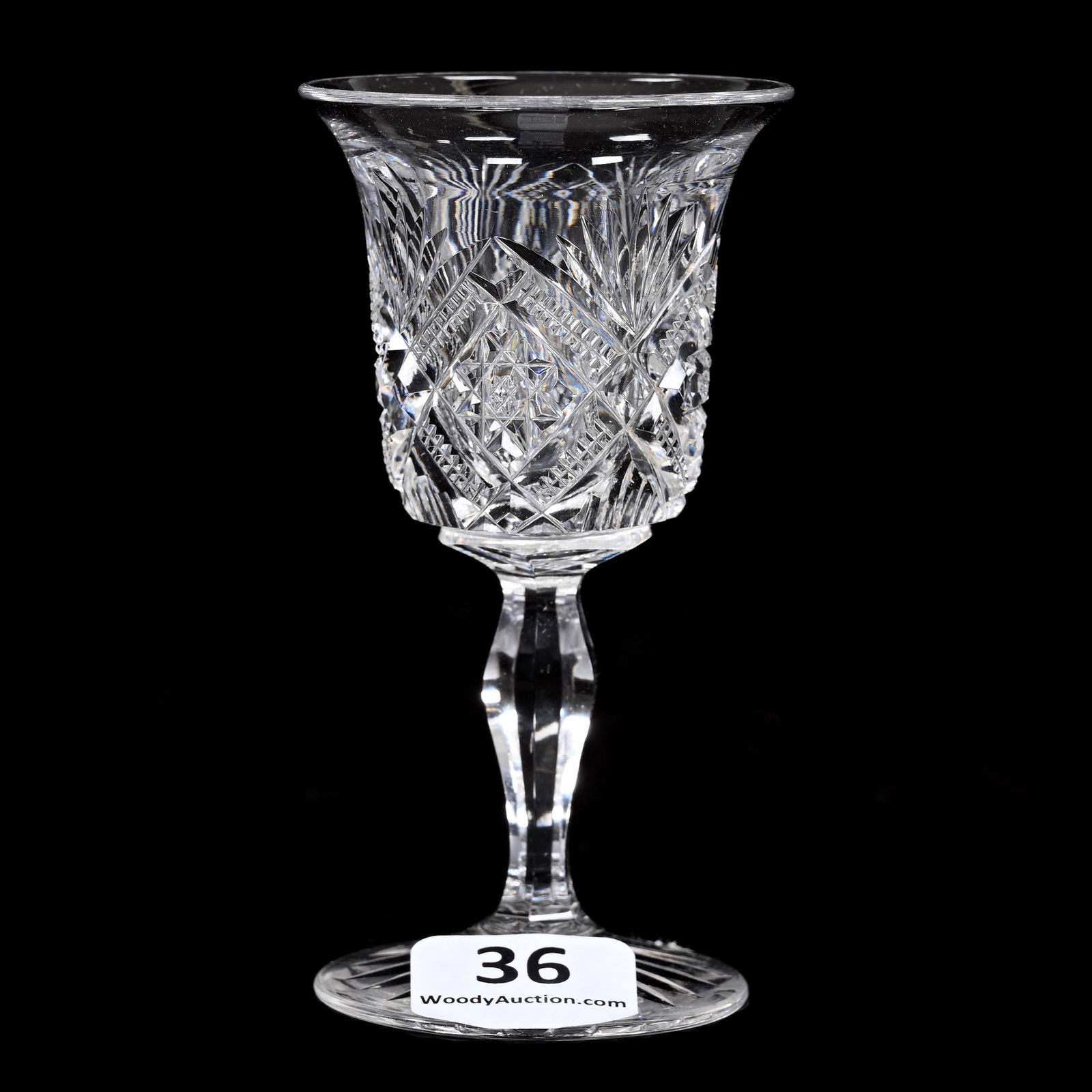 Cordial Stem, ABCG, Signed Hawkes Middlesex Pattern (1 of 3)