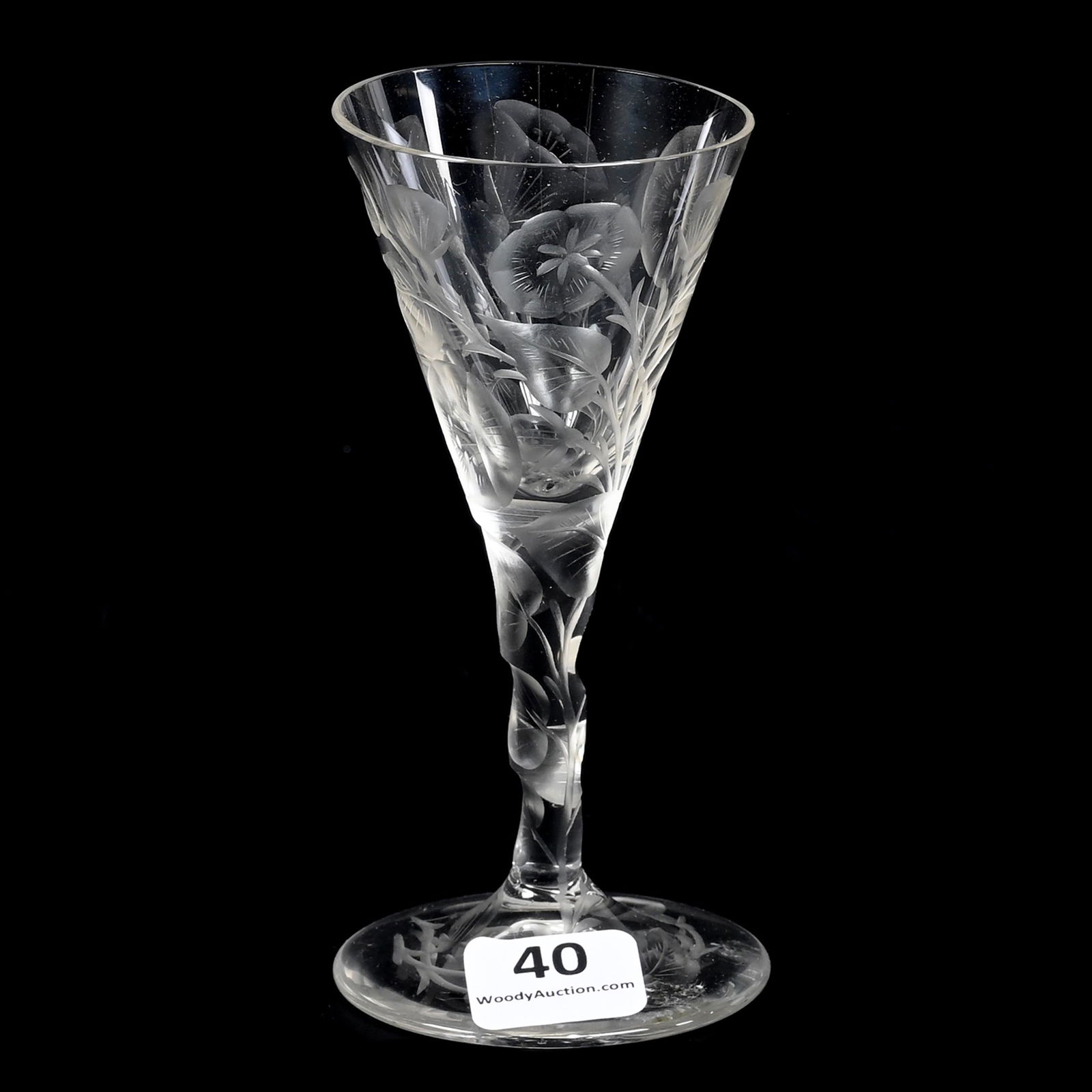 Sherry Stem, ABCG, Deeply Engraved (1 of 3)