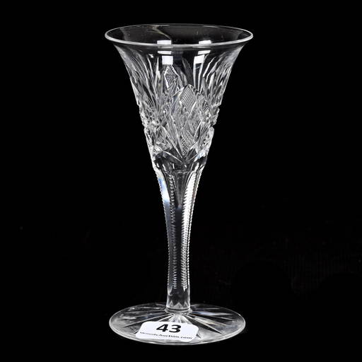 Sherry Stem, American Brilliant Cut Glass (0043) on Jun 25, 2022
