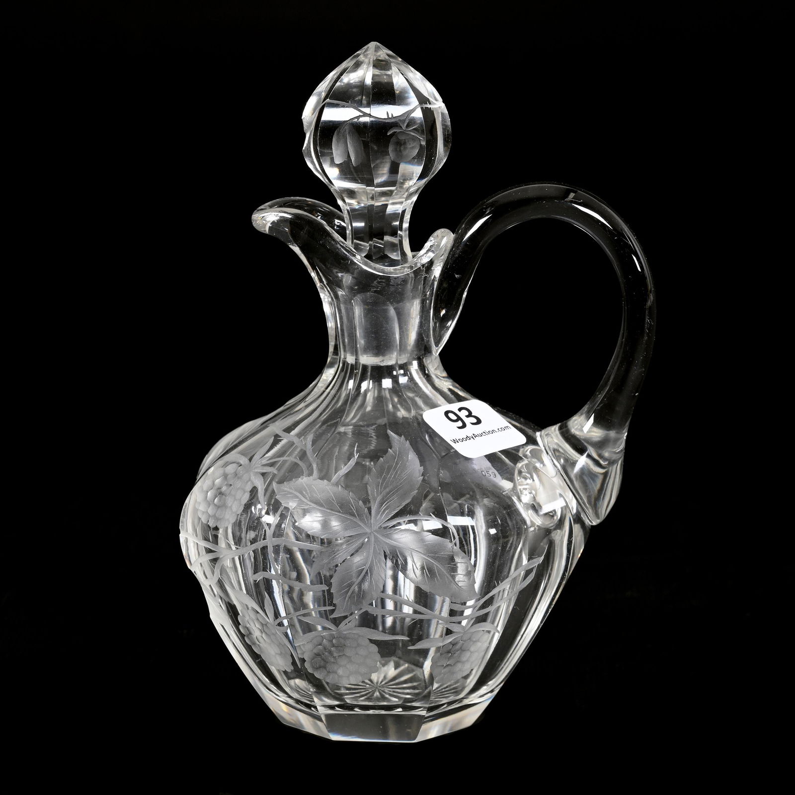 Cruet Bottle, ABCG, Panel Cut Design (1 of 4)