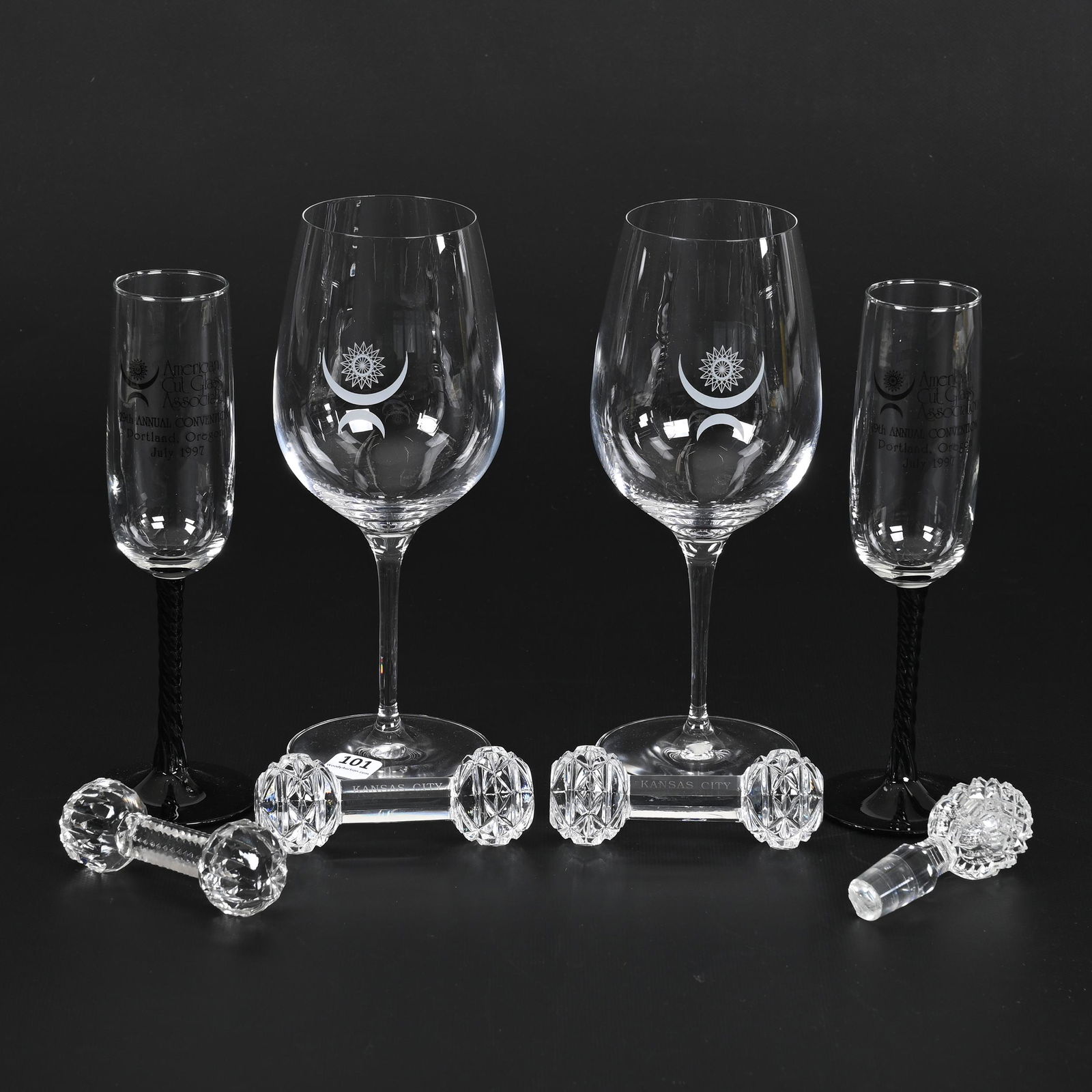 (8) Glass Items (1 of 4)