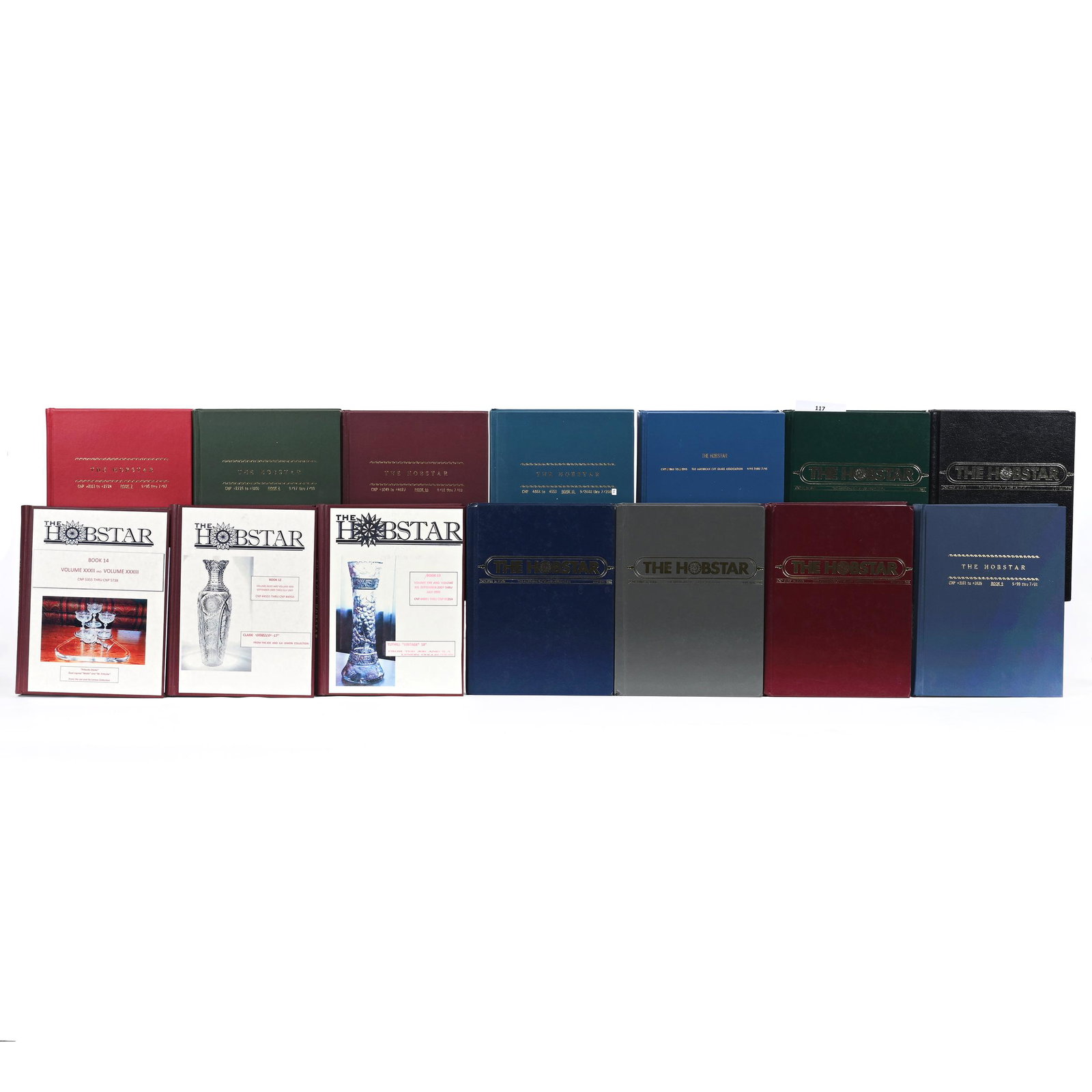 Bound Set Of Hobstar Newsletter Issues- 1978 To 2011: Bound Set Of Hobstar Newsletter Issues- 1978 To 2011, Complete Set Of (14) Volumes, Consectutively Numbered, Page 1 Through Page 5738, Dennis R. Lemon Collection.