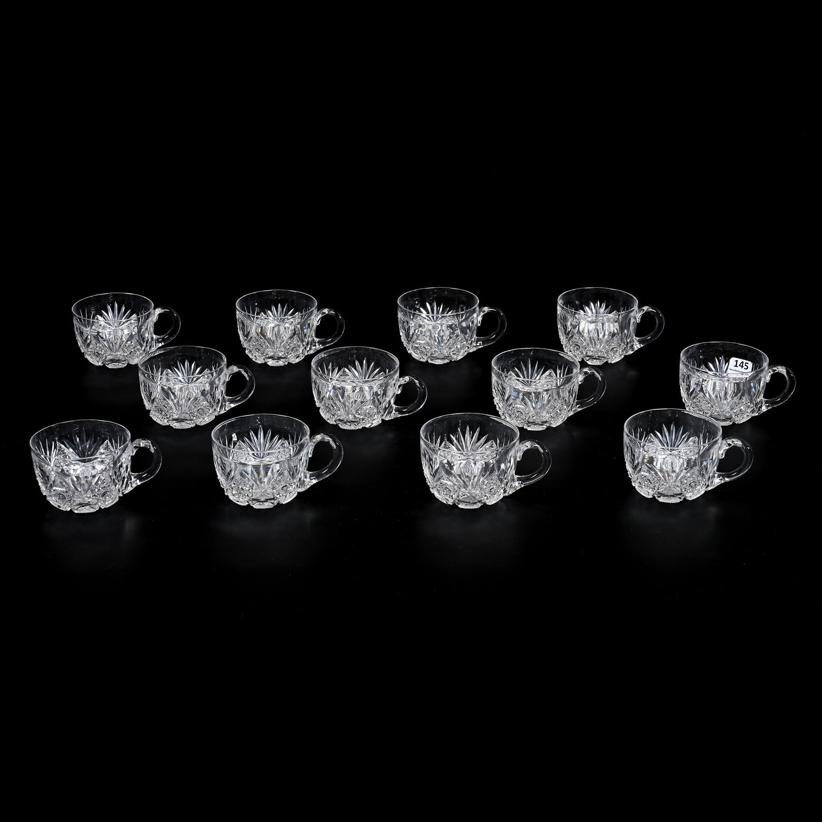 (12) Punch Cups, ABCG (1 of 3)