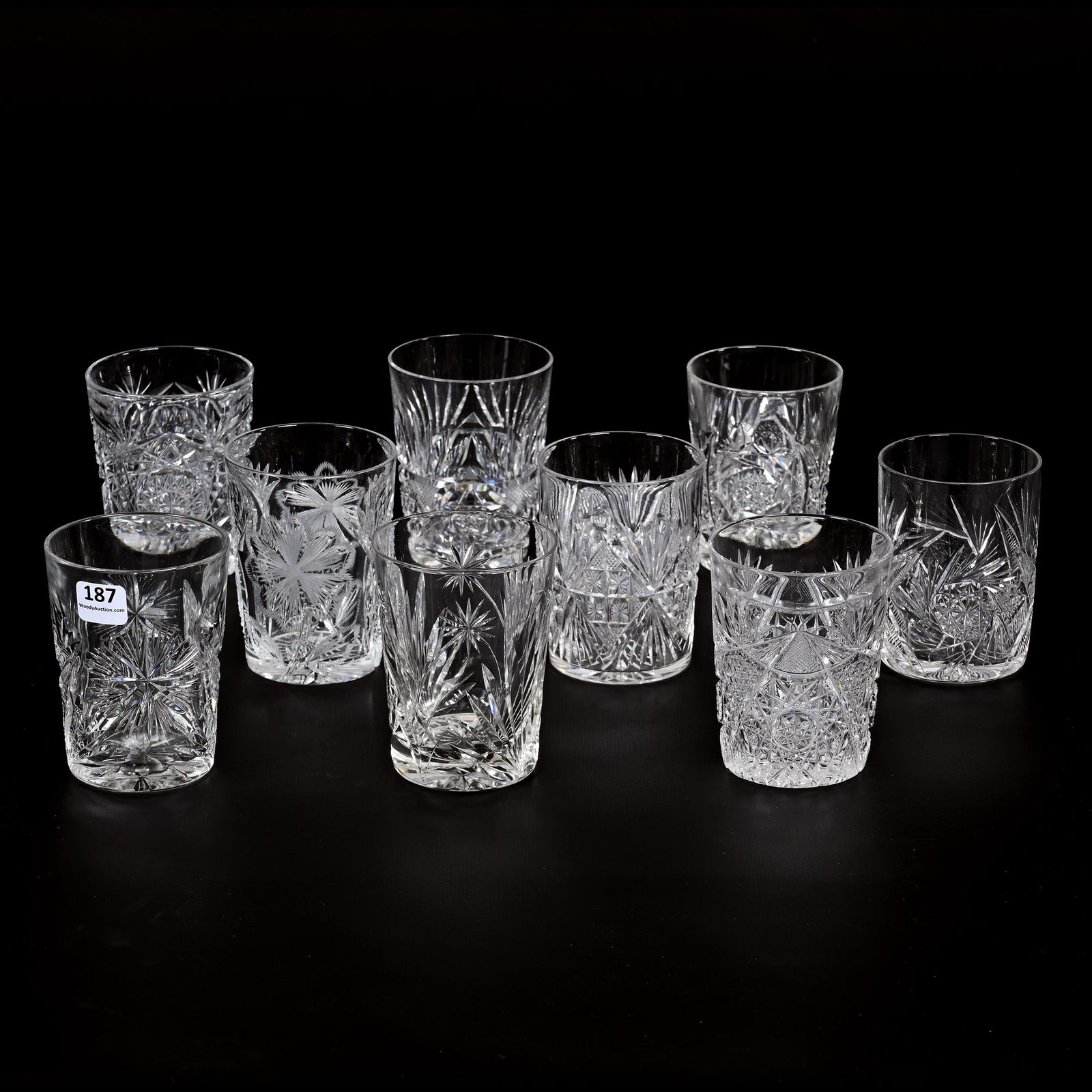 (9) Tumblers, ABCG (1 of 3)