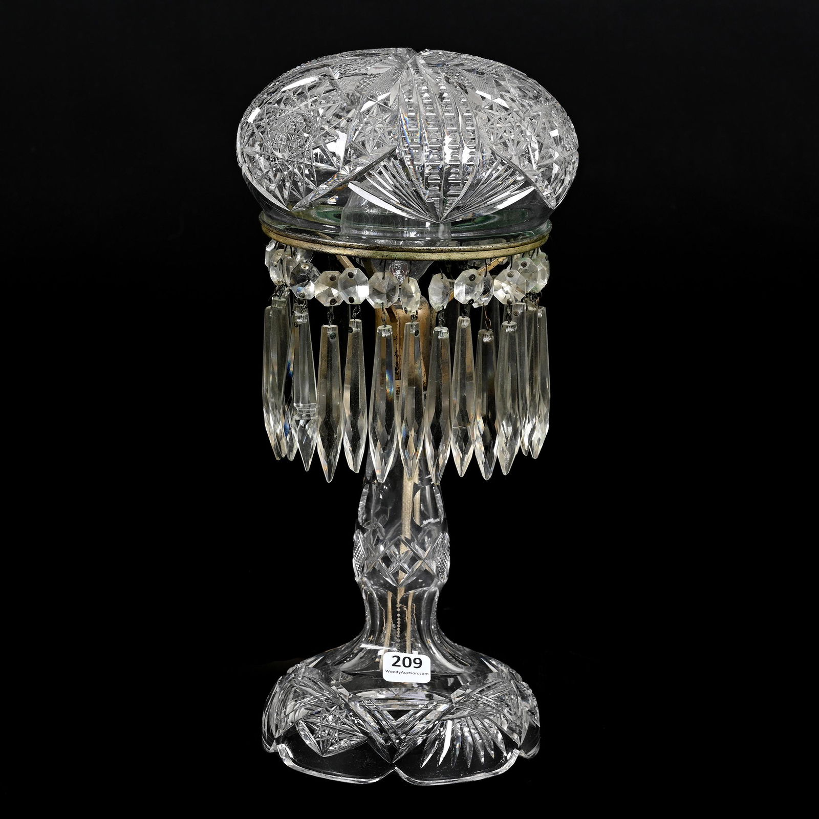 Boudoir Lamp, ABCG, Mushroom Shade (1 of 3)