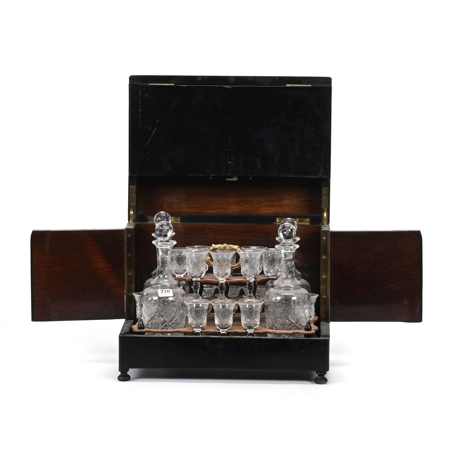 Original Rolls Royce Decanter Set In Case, BPCG (1 of 8)