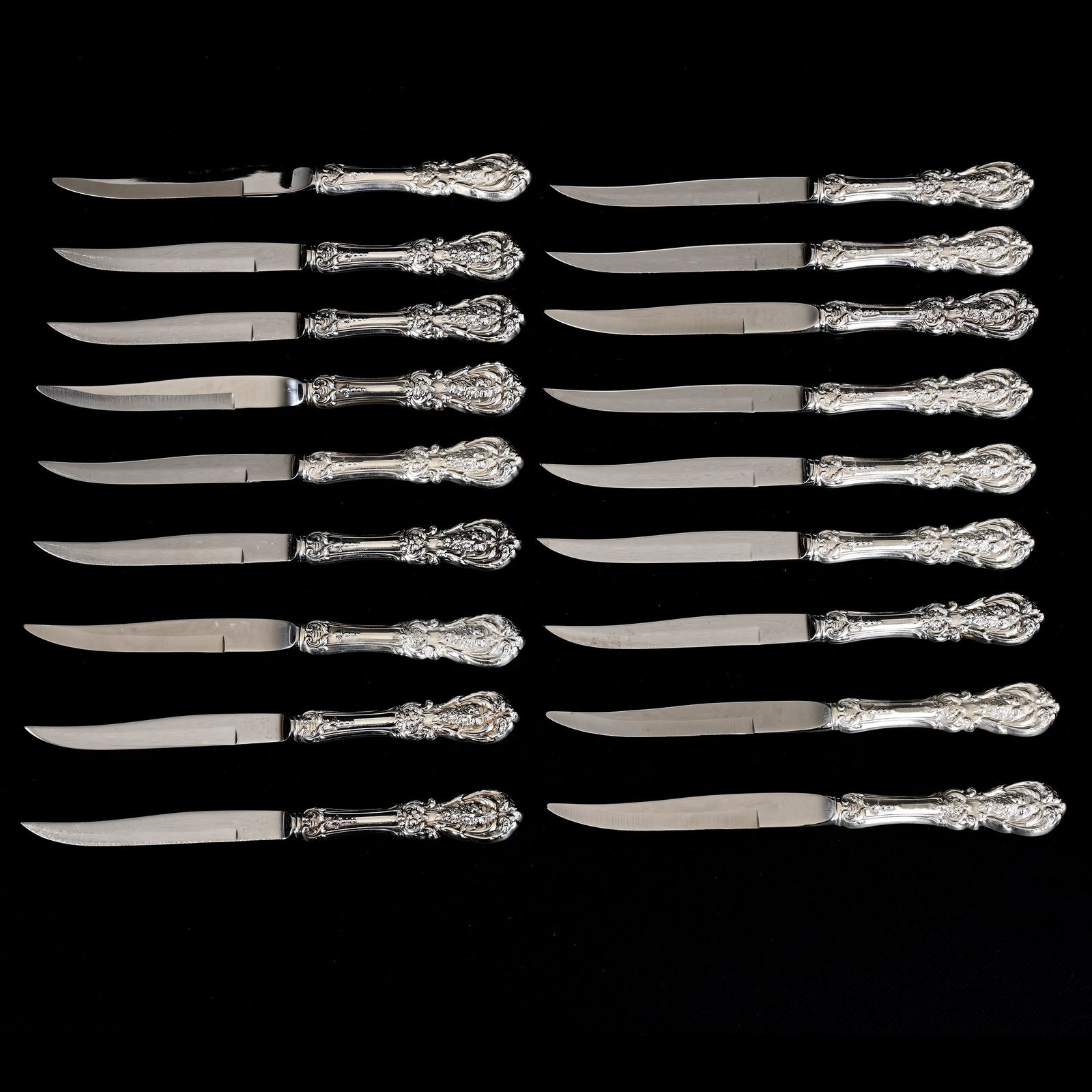 (18) Steak Knives, Francis 1st Sterling Silver (1 of 3)