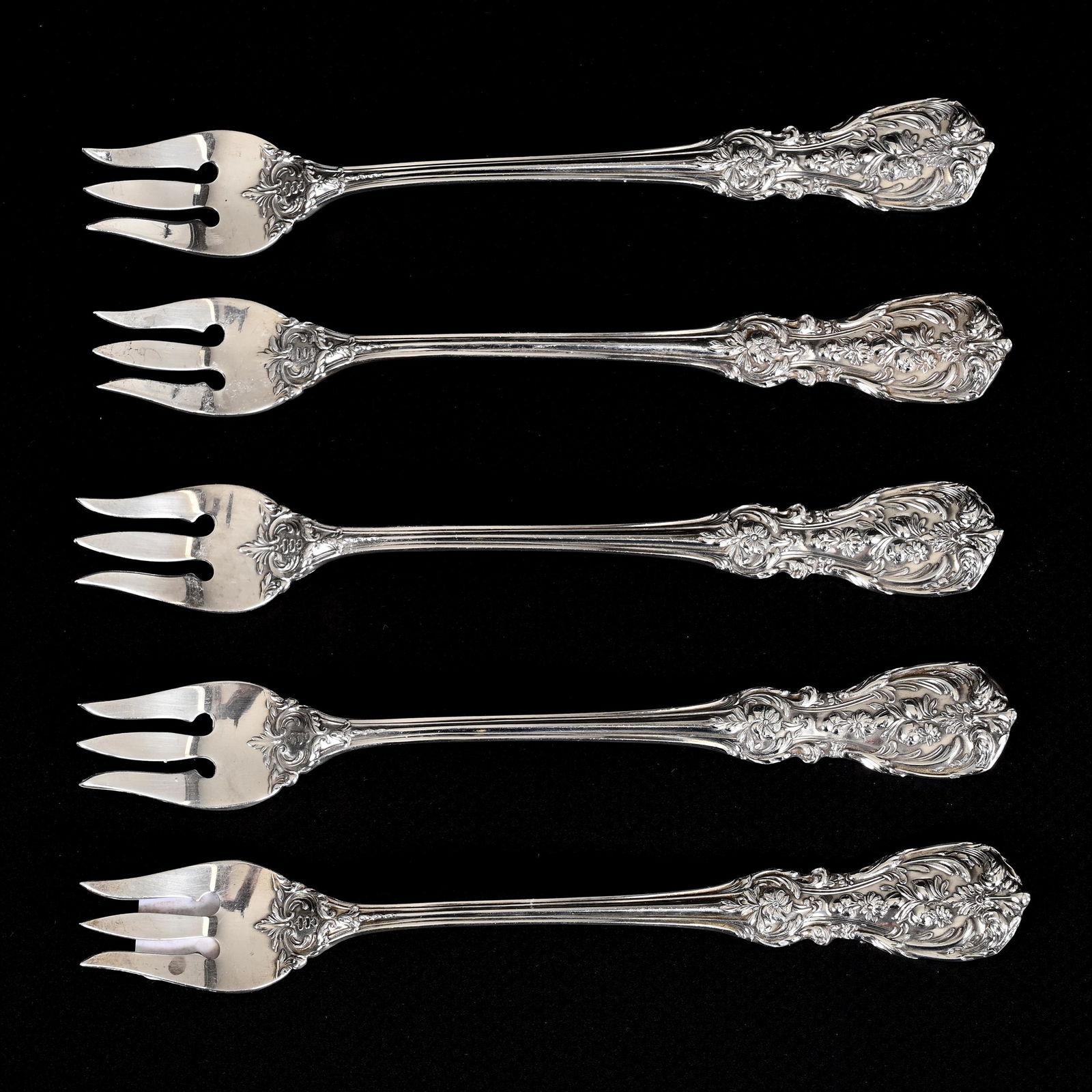 (5) Cocktail/Oyster Forks, Francis 1st Sterling (1 of 4)