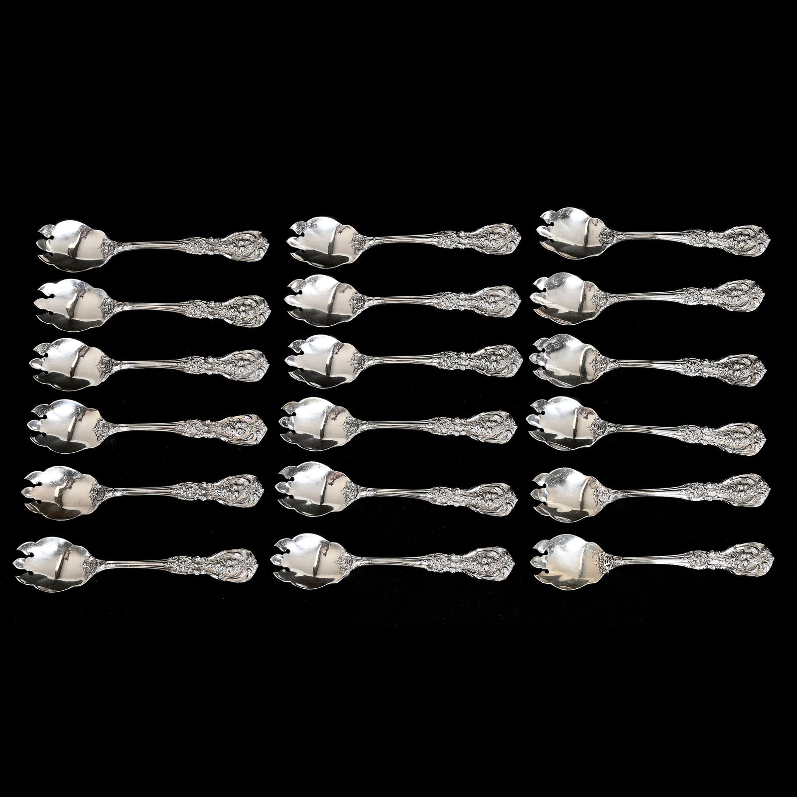 (18) Ice Cream Forks, Francis 1st Sterling Silver (1 of 4)
