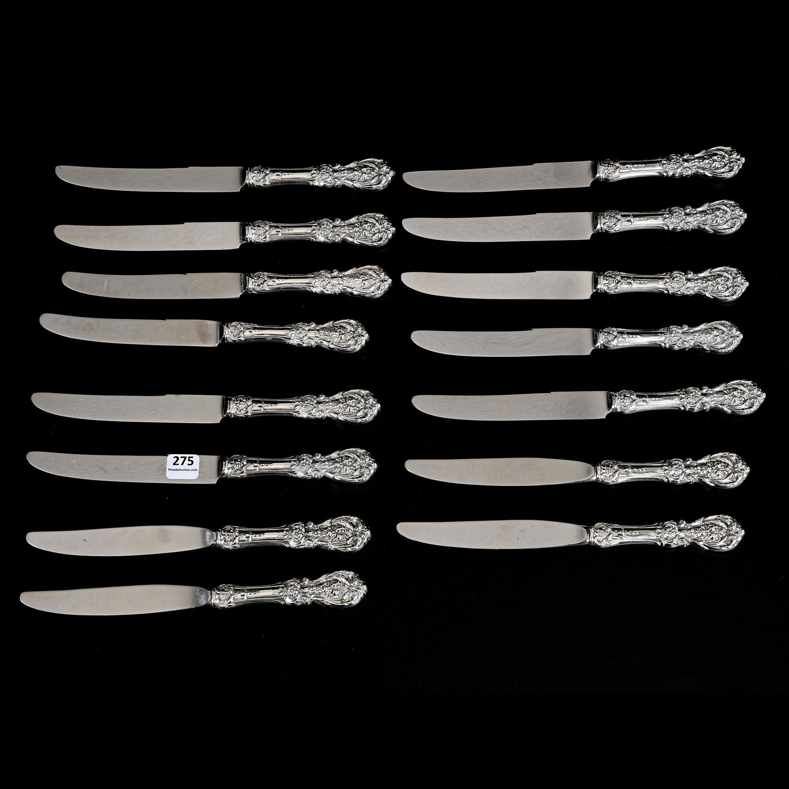 (15) Dinner Knives, Francis 1st Sterling Silver (1 of 3)