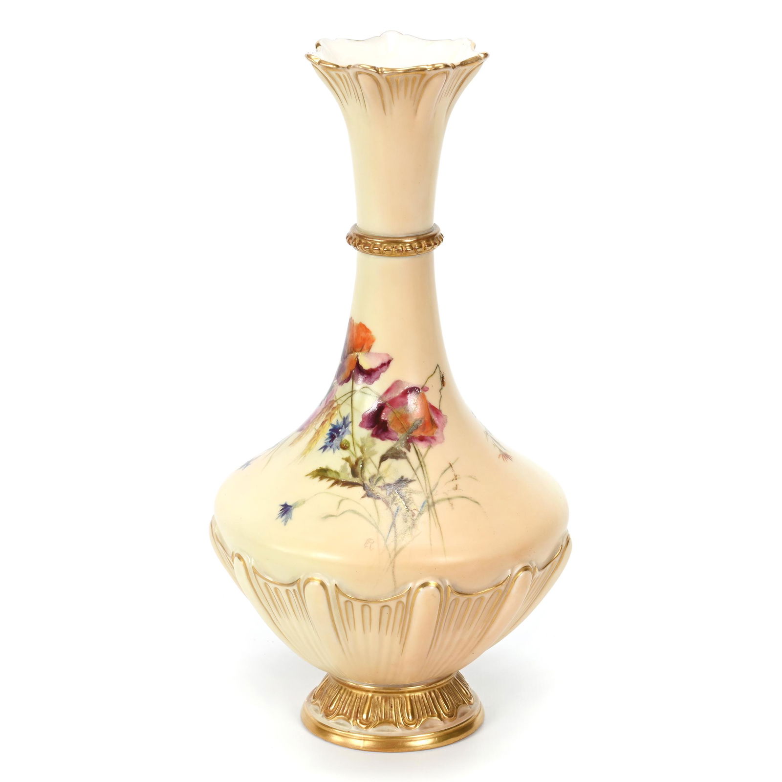 Pedestal Vase Marked Royal Worcester #1538 (1 of 3)