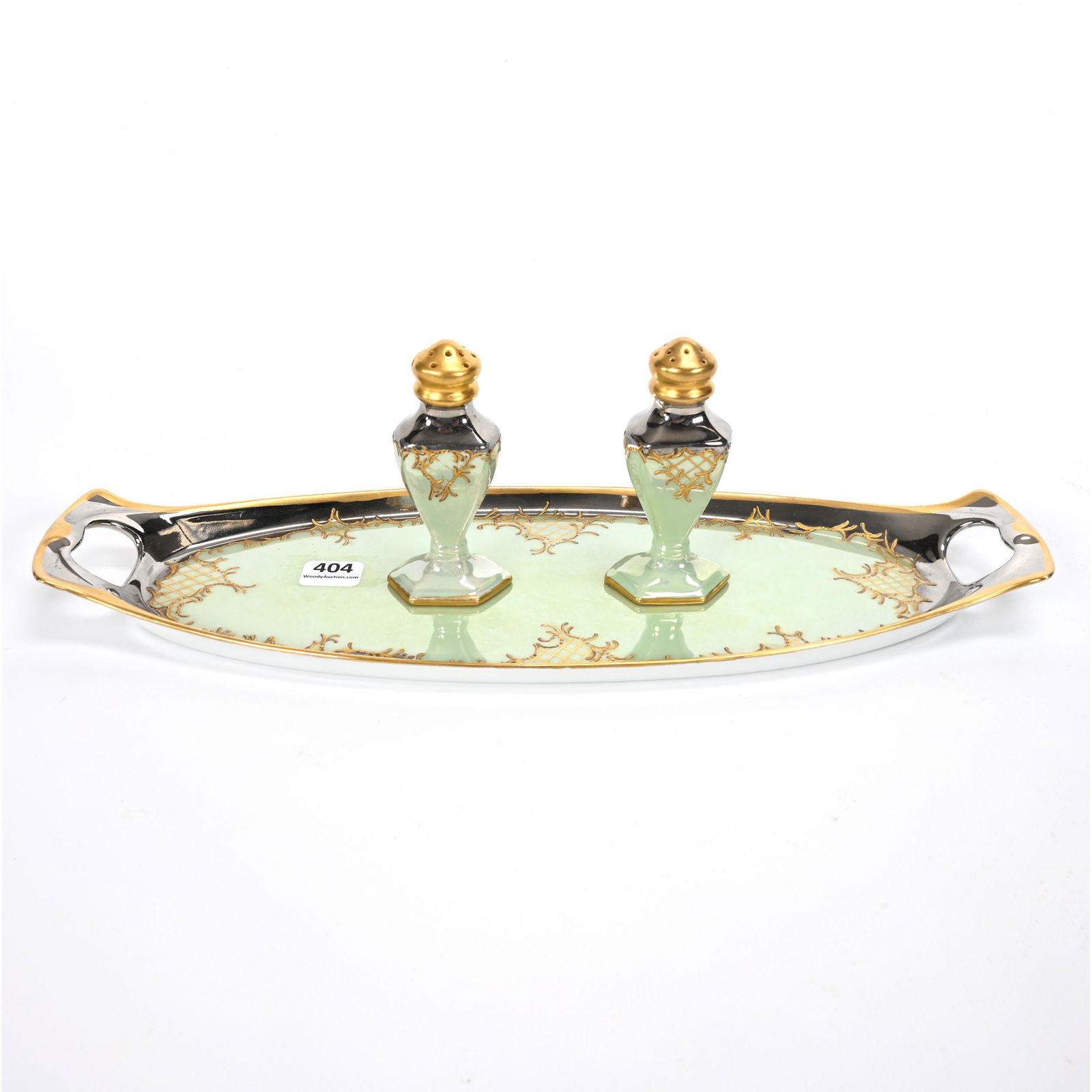 Condiment Set, Tray Marked R.S. Germany (1 of 2)