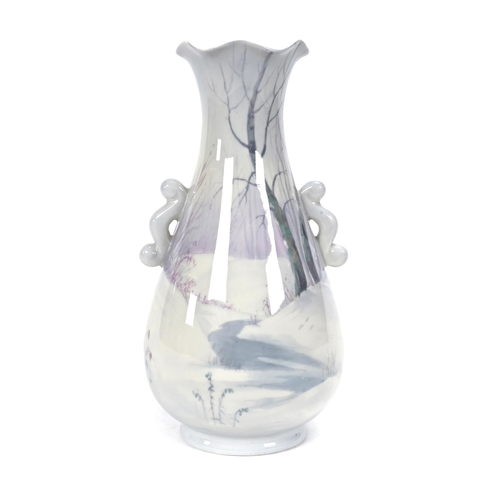 Vase, Two Handles, Marked Pickard #863-66 (1 of 3)