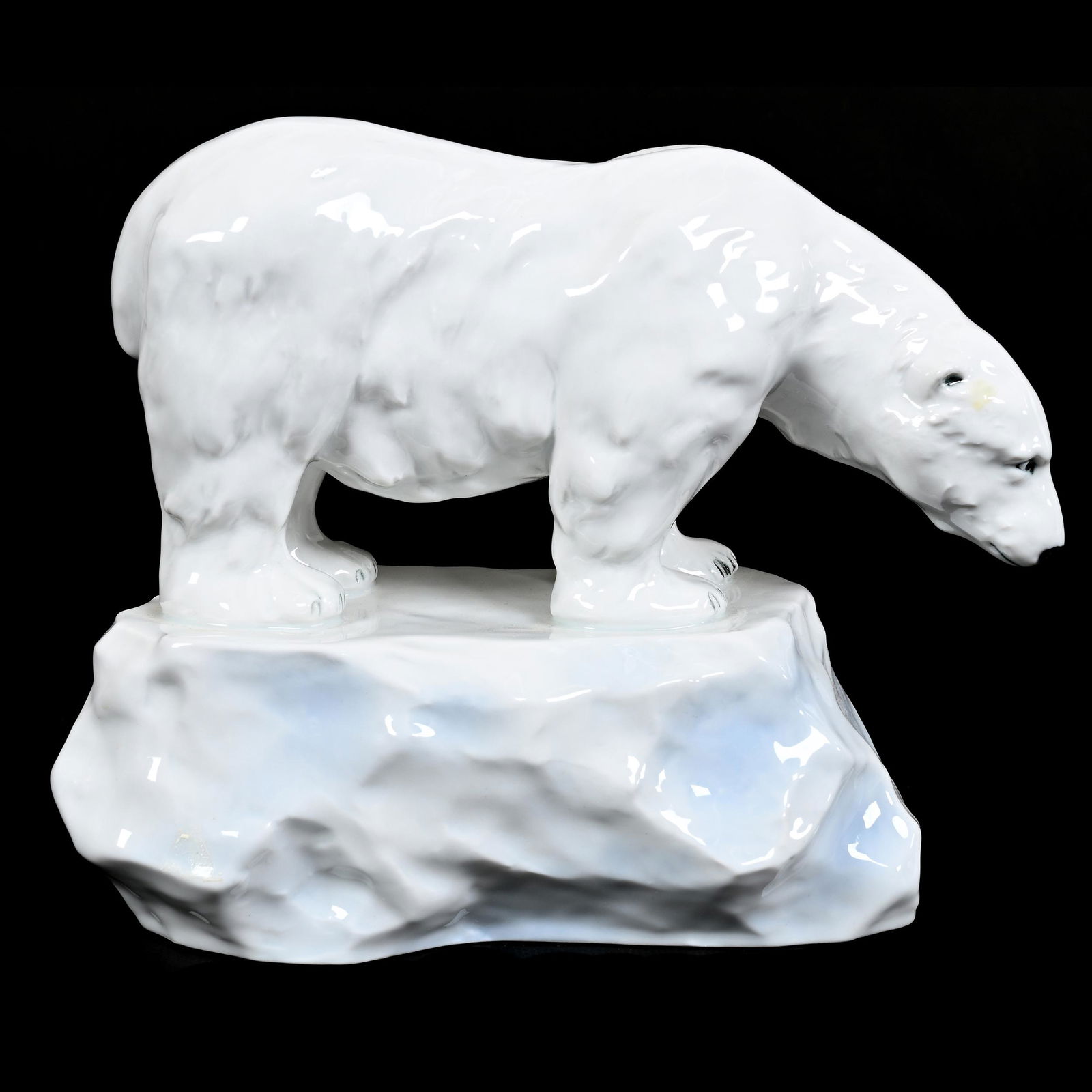 Polar Bear Figure Marked Royal Dux #10381 (1 of 3)