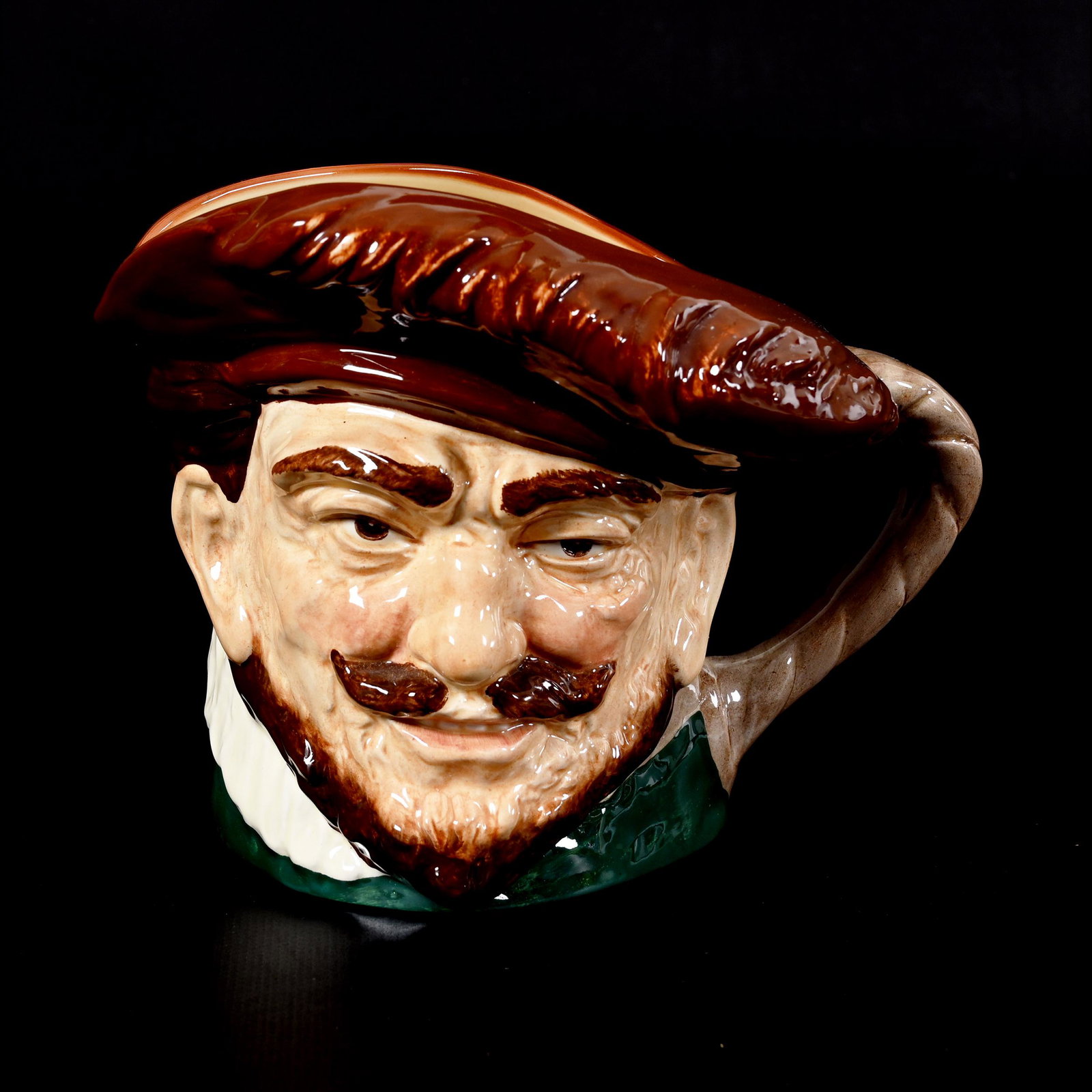 Character Jug, Royal Doulton "Drake": Character Jug, Royal Doulton "Drake", 5.75" x 7.5", No "D" Number Visible, Larry & Sharla Michael.