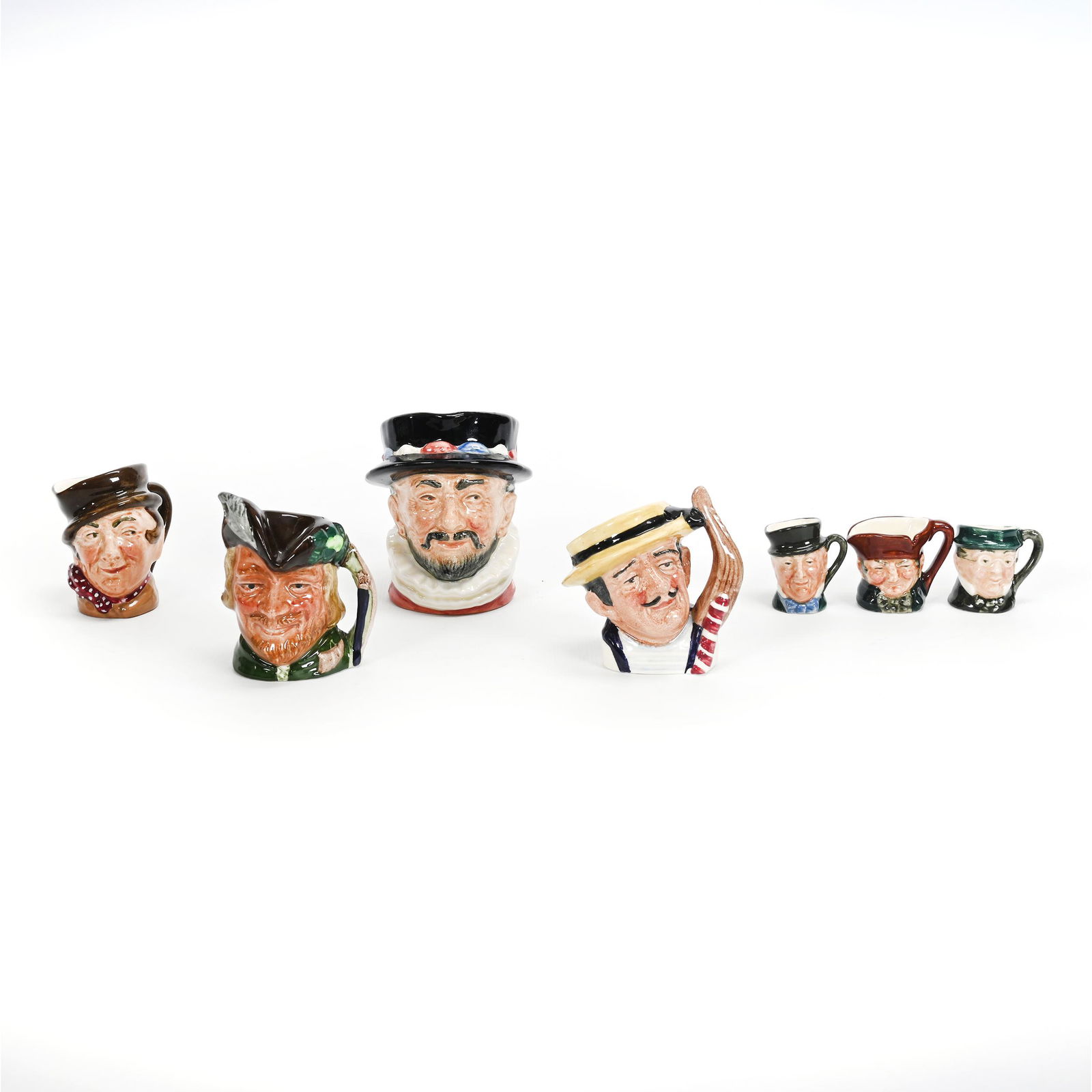 (7) Character Jugs, Royal Doulton (1 of 3)