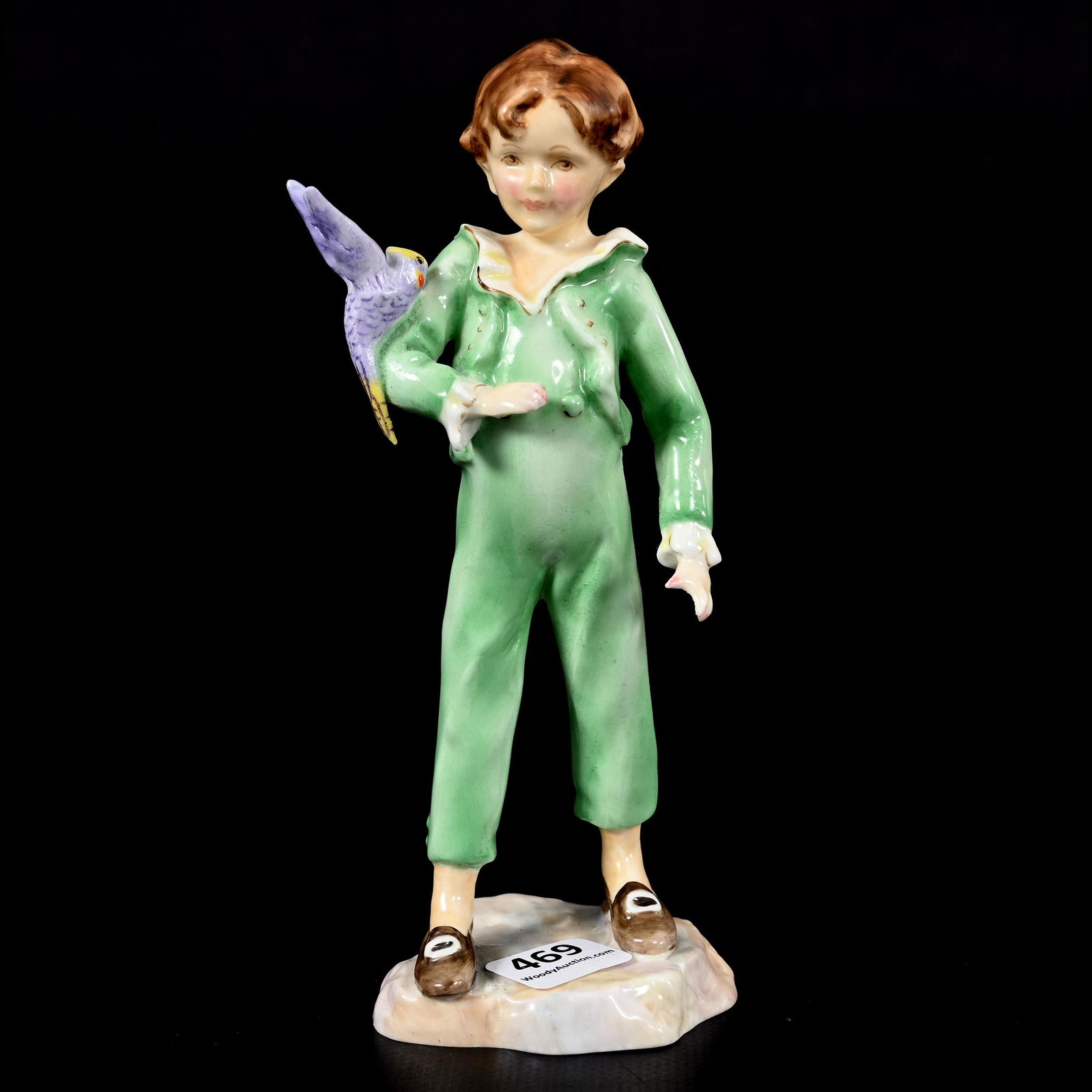 Figurine, Royal Worcester, The Parakeet (1 of 3)