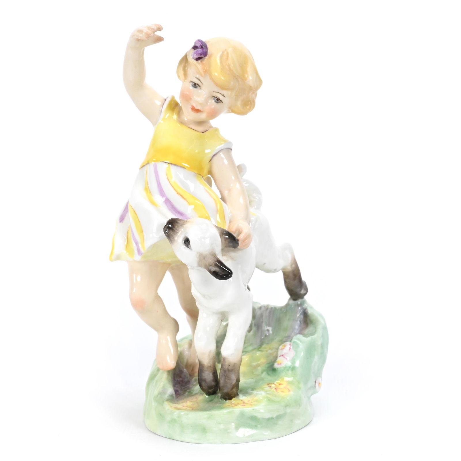 Figurine, Royal Worcester, April (1 of 3)