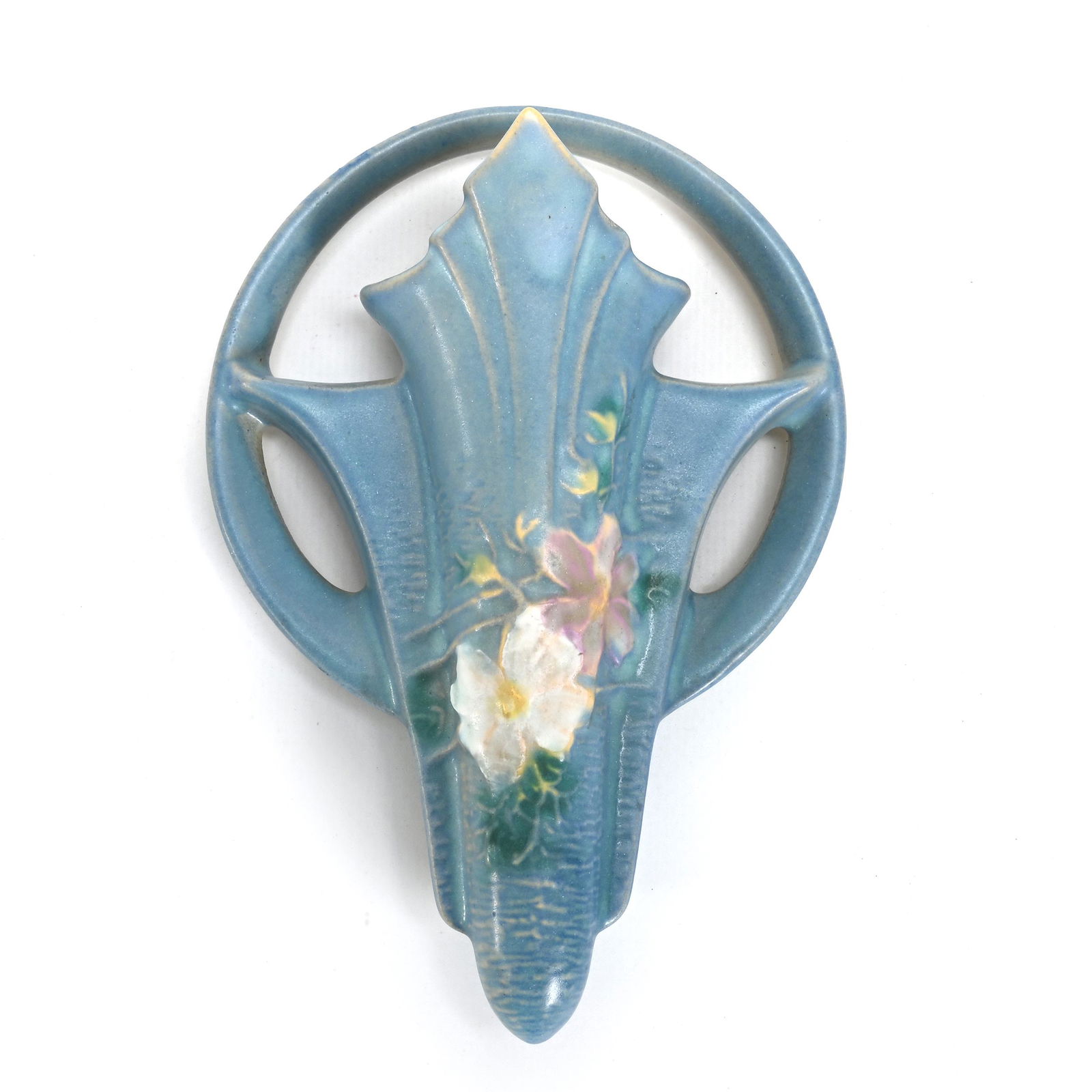 Wall Pocket, Roseville #1285-6" Art Pottery (1 of 3)