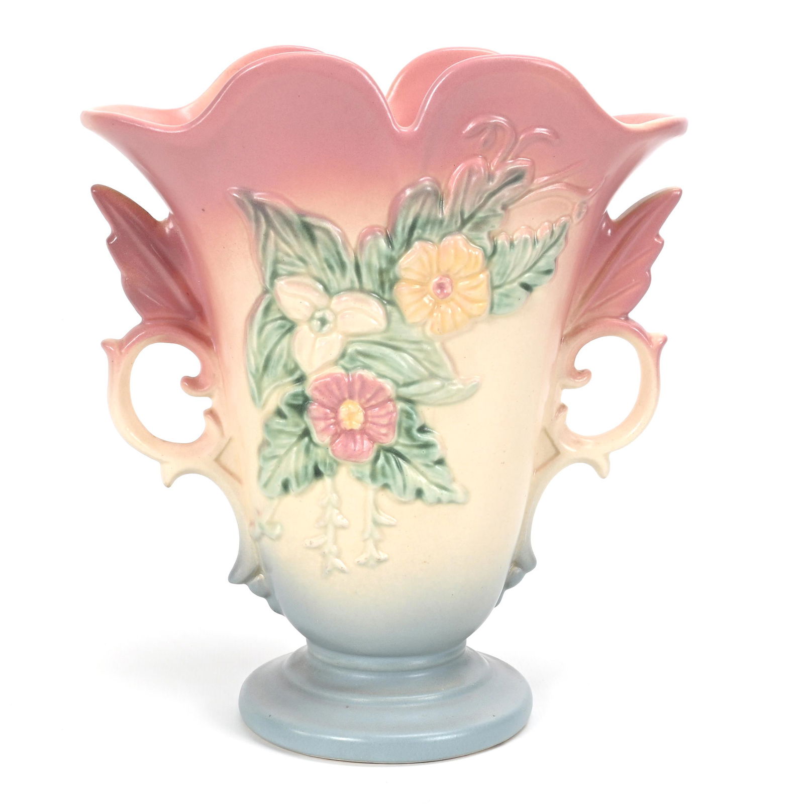 Vase, Two Handles, Hull Art Pottery, W-9-8 1/2" (1 of 4)