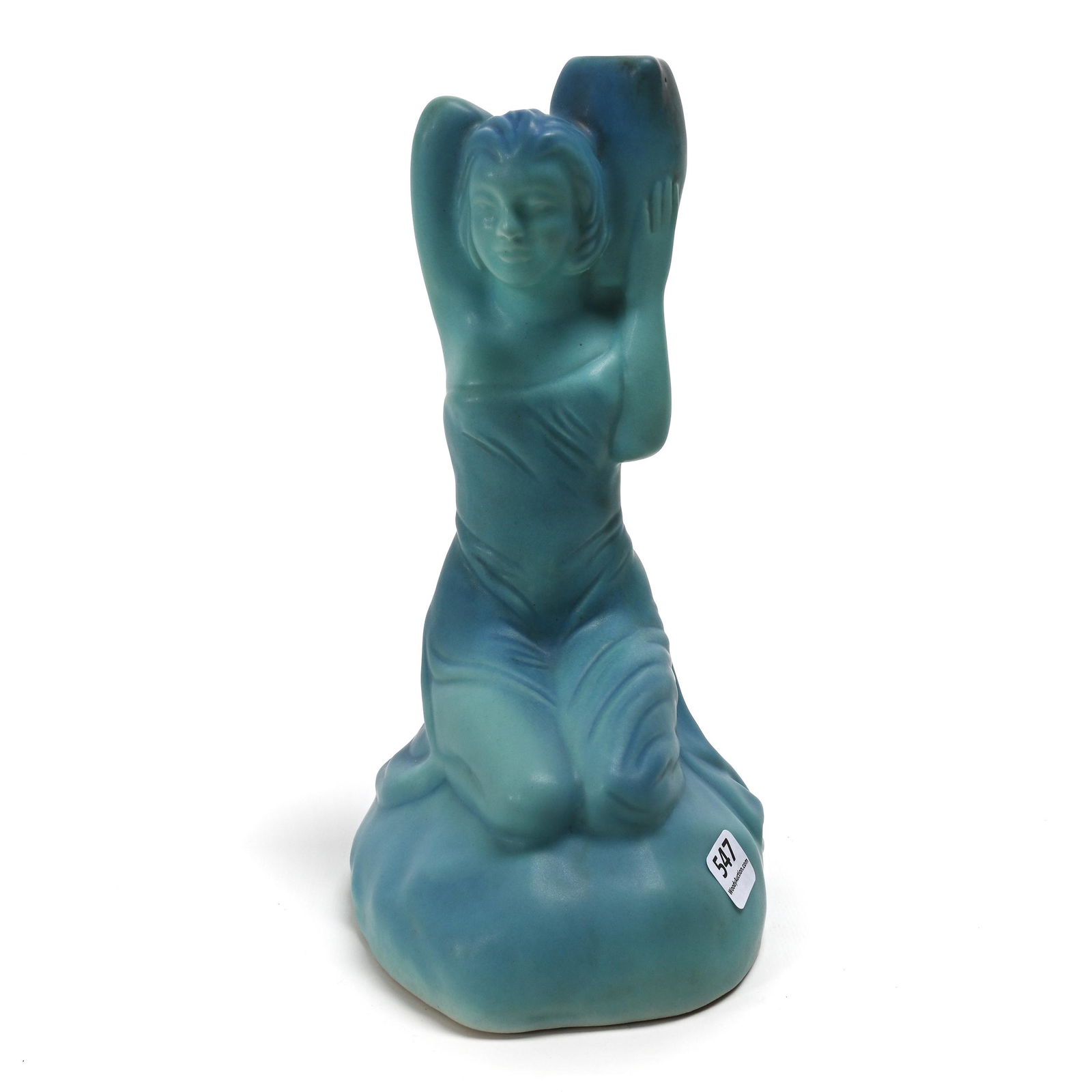 Lamp Base, Figural, Van Briggle Art Pottery (1 of 4)