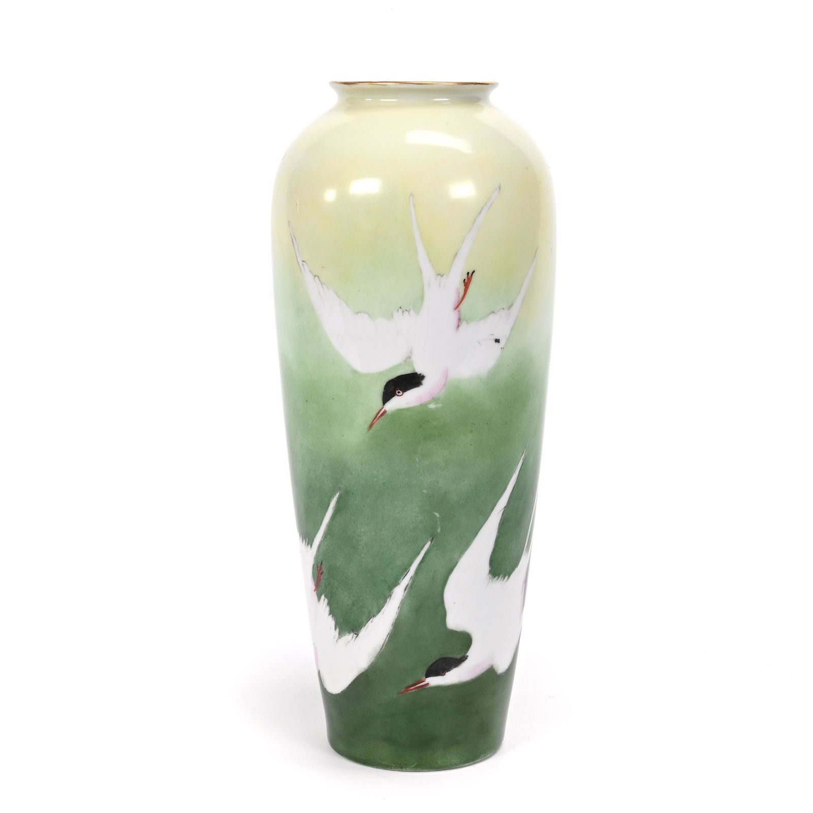 Vase, Unmarked Limoges Style Porcelain (1 of 3)