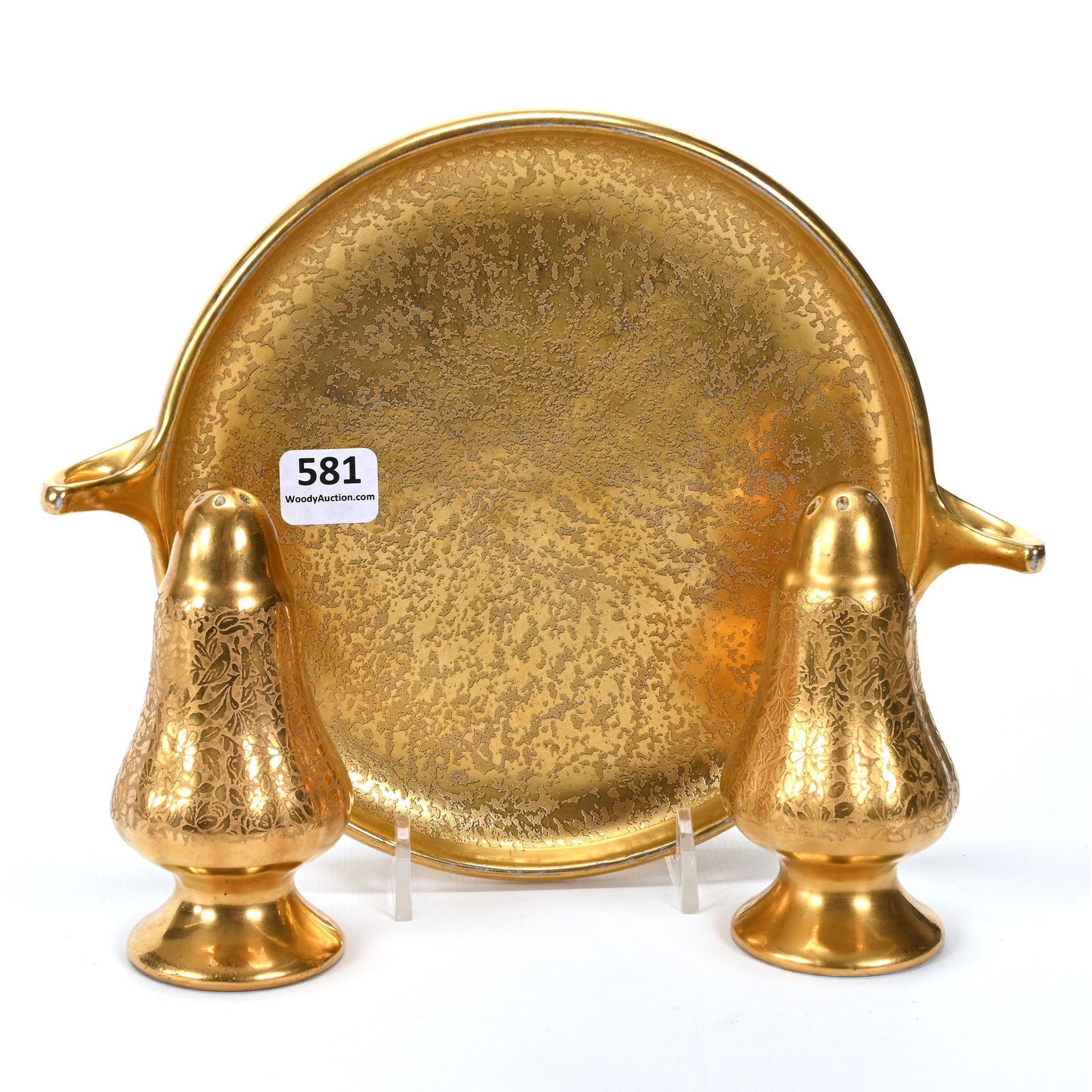 Pickard Three Piece Set, All Over Gold Design (1 of 4)