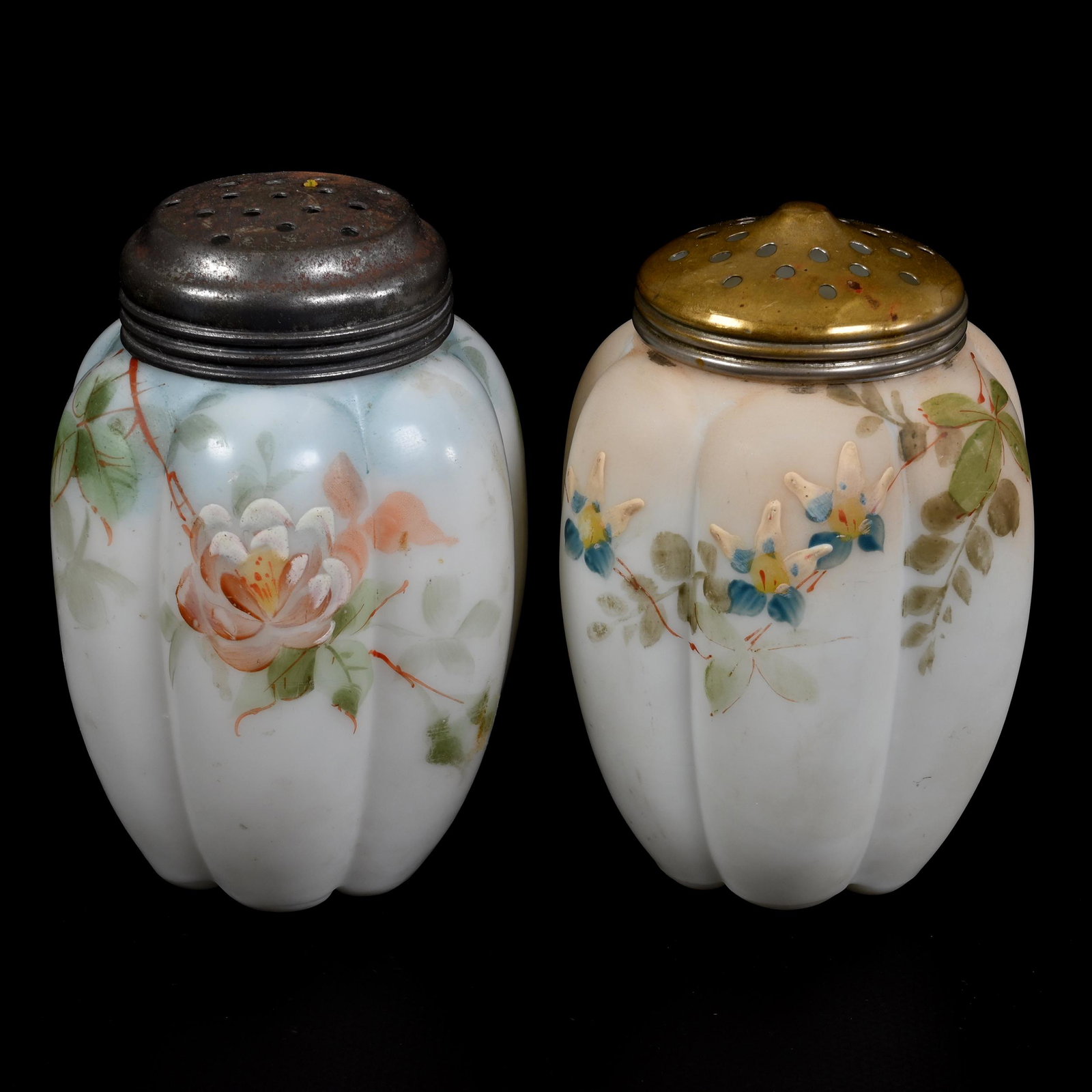 (2) Sugar Shakers, Mt. Washington Melon Ribbed (1 of 3)