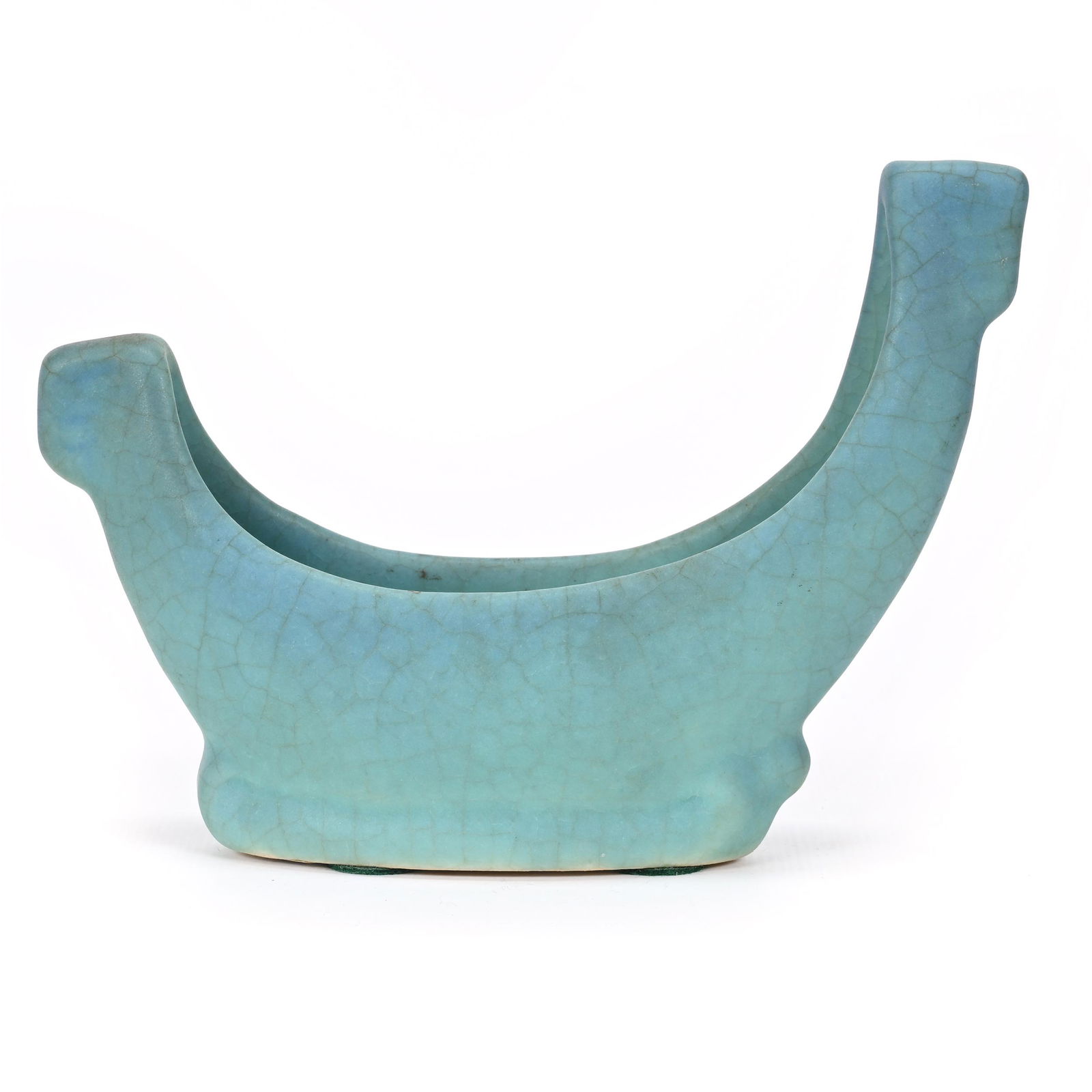 Gondola Shape Marked Van Briggle Art Pottery (1 of 3)