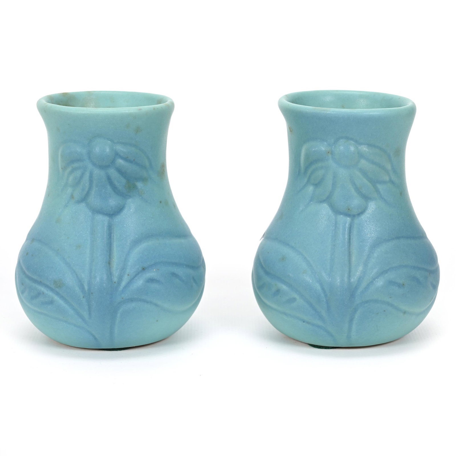 Pair Vases Marked Van Briggle Art Pottery (1 of 3)