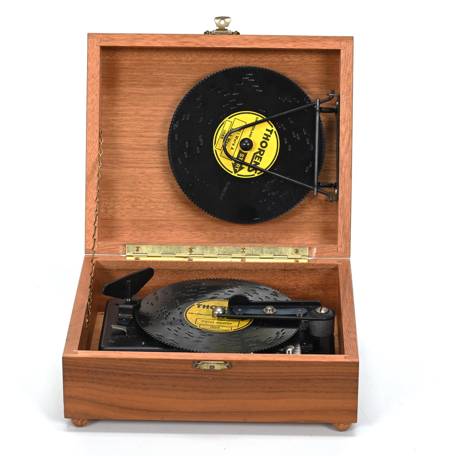 Swiss Music Box, Plays 4.5" Metal Discs (1 of 4)