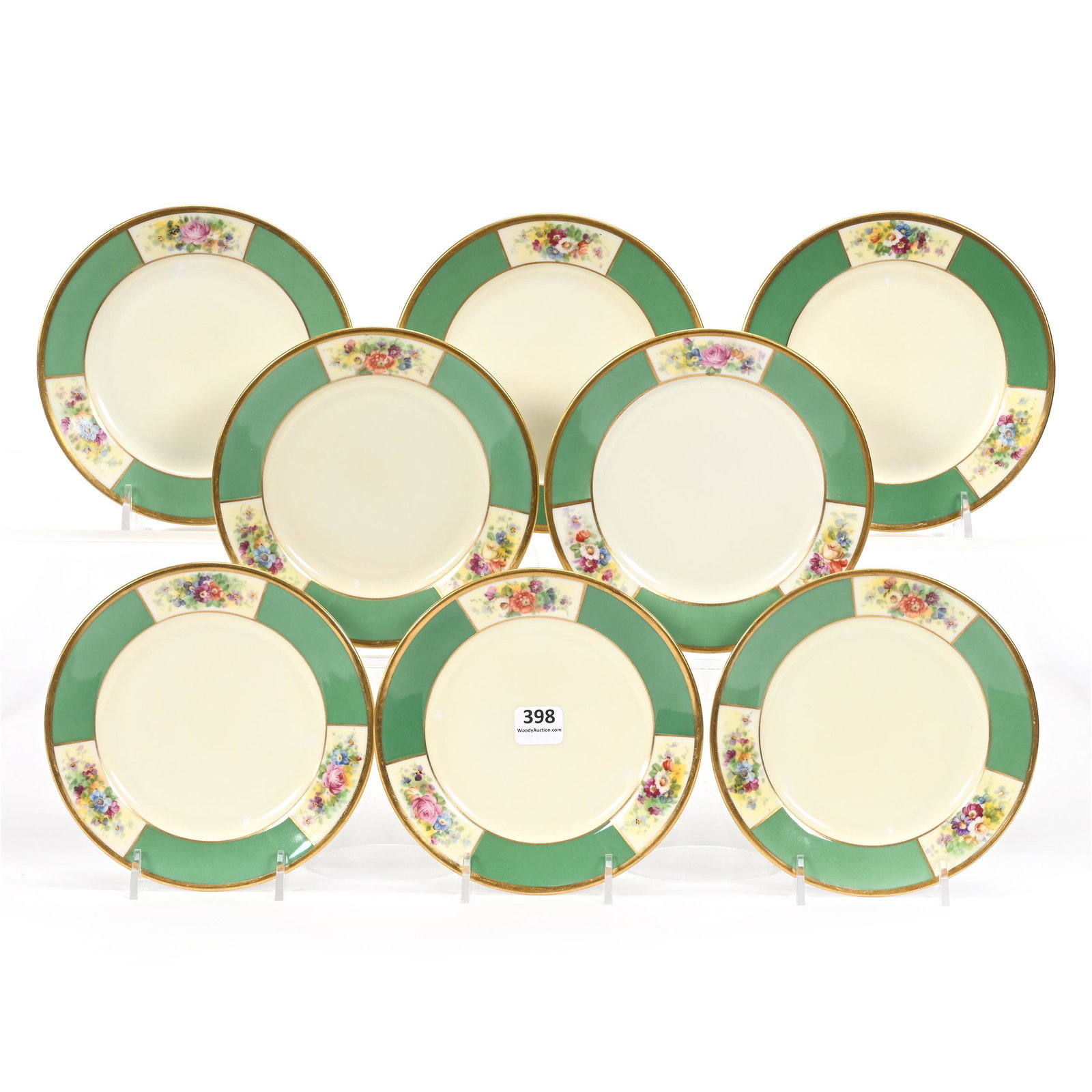 (8) Dessert Plates Marked Pickard (1 of 3)