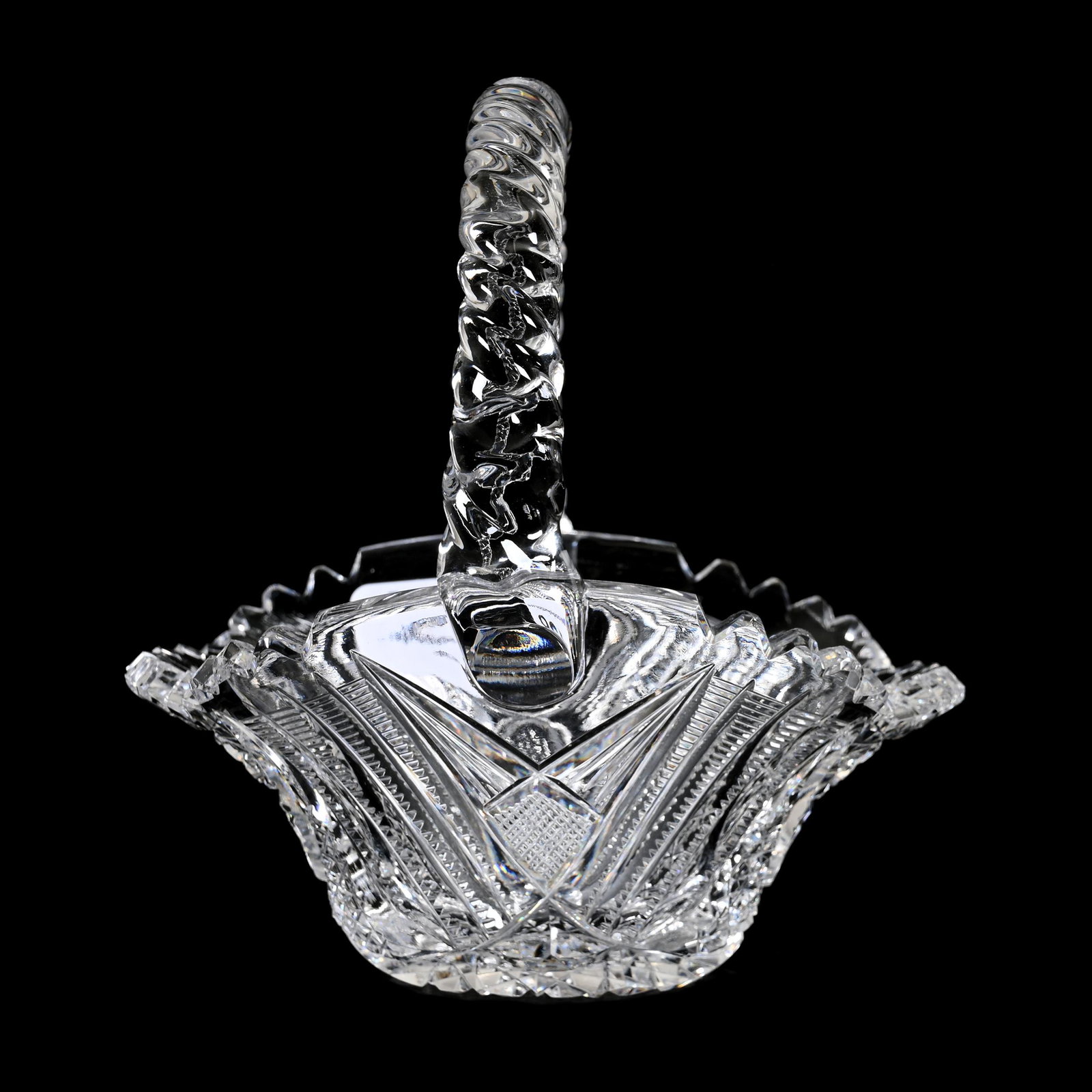 Basket, American Brilliant Cut Glass (1 of 3)