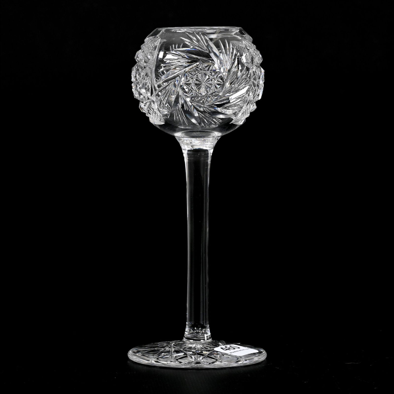 Violet Globe, American Brilliant Cut Glass (1 of 3)