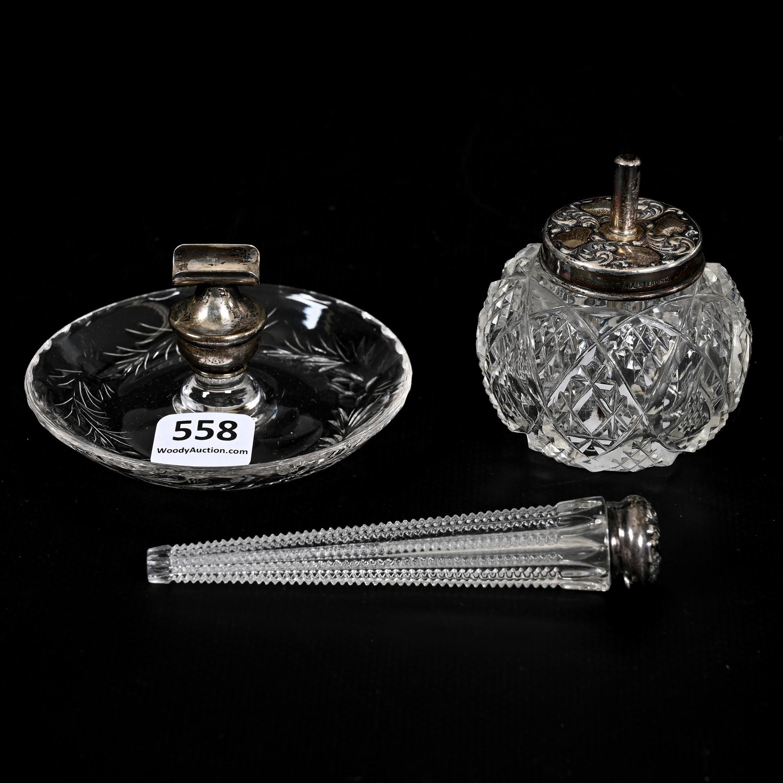 (3) Assorted ABCG Items With Sterling Fittings (1 of 4)