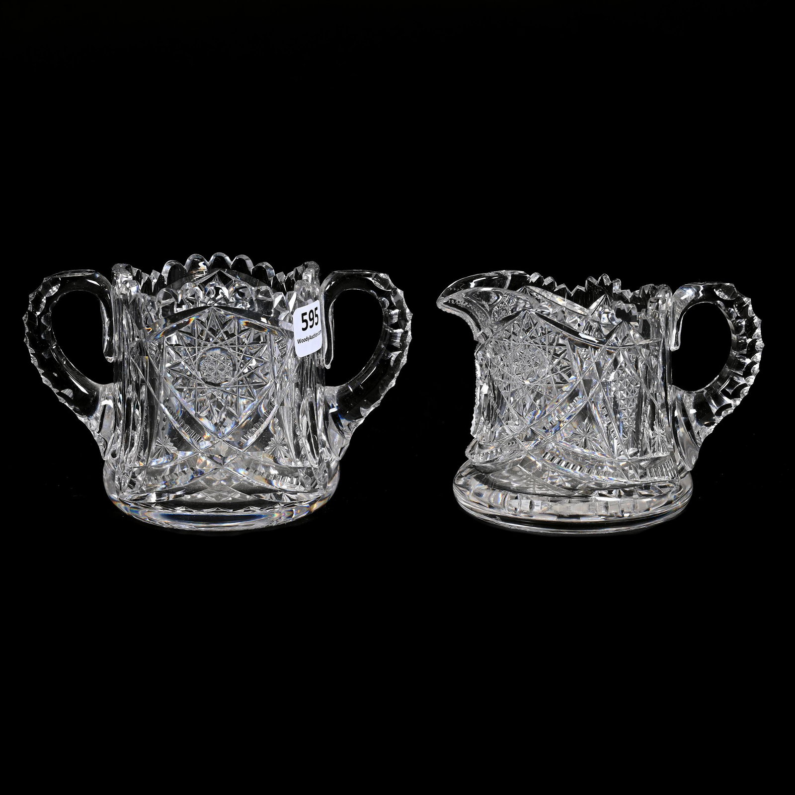 Creamer & Sugar Set, ABCG, Signed Libbey (1 of 3)