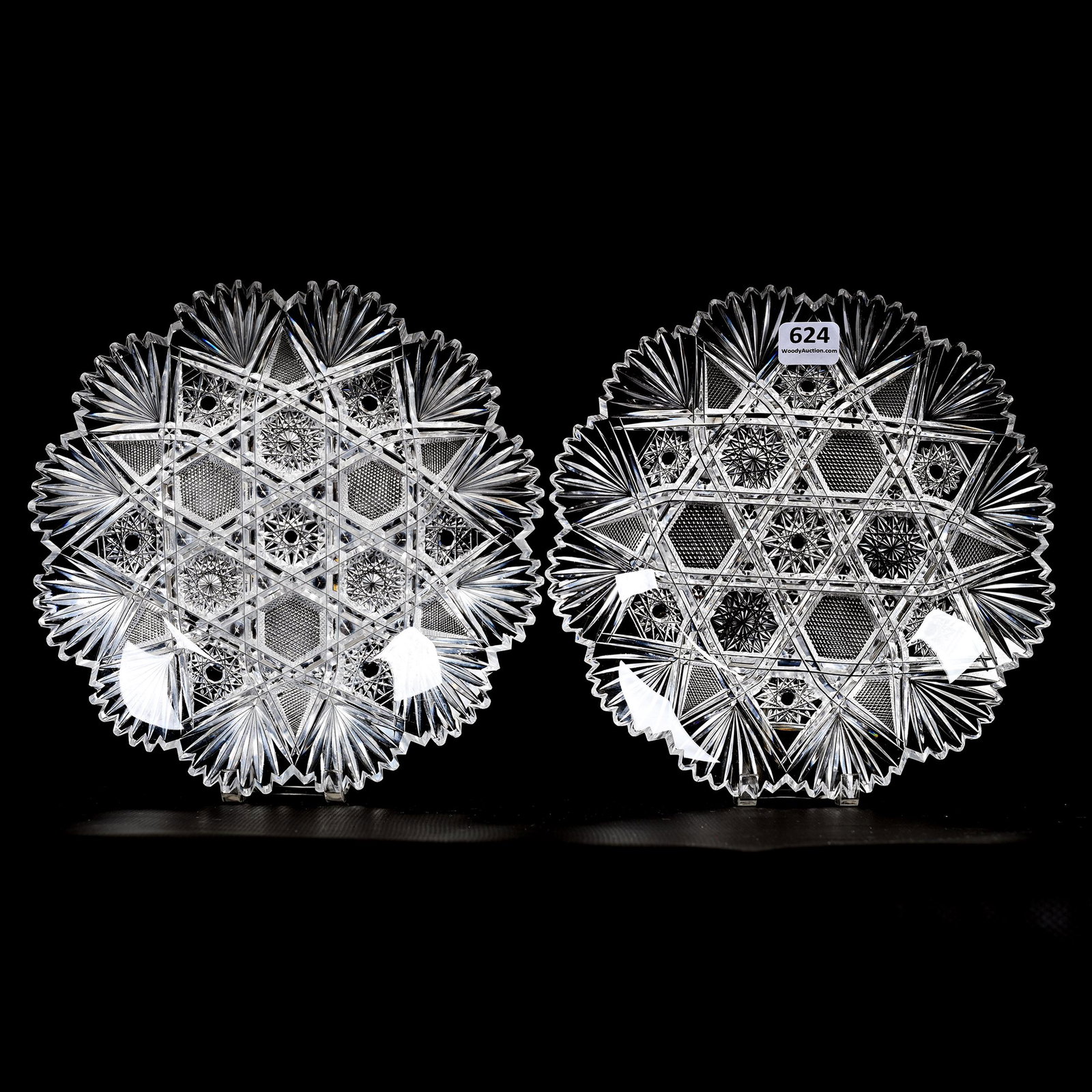 (2) Plates, ABCG, Baker's Gothic Pattern By Clark (1 of 2)