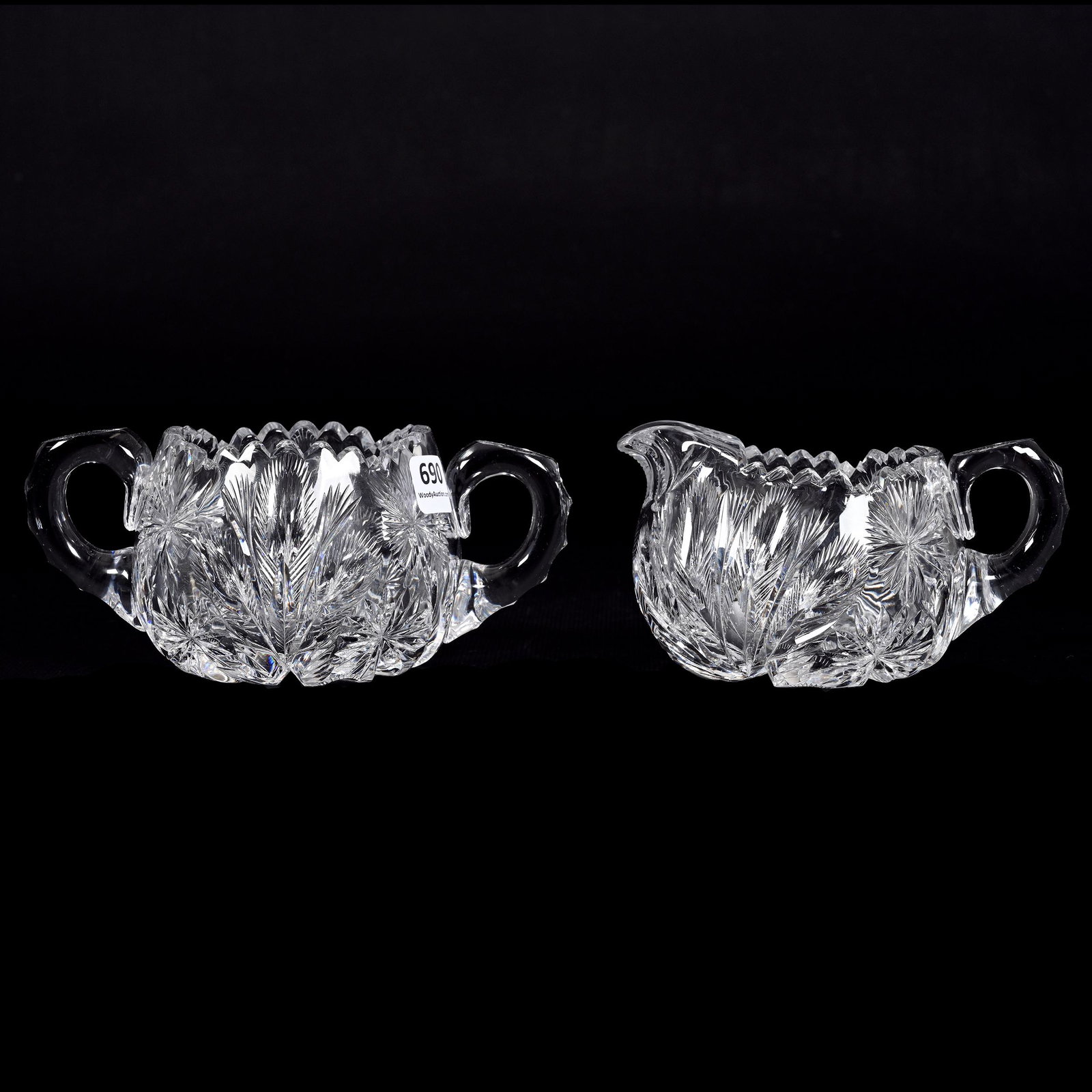 Creamer & Sugar Set, ABCG, Signed Libbey (1 of 6)