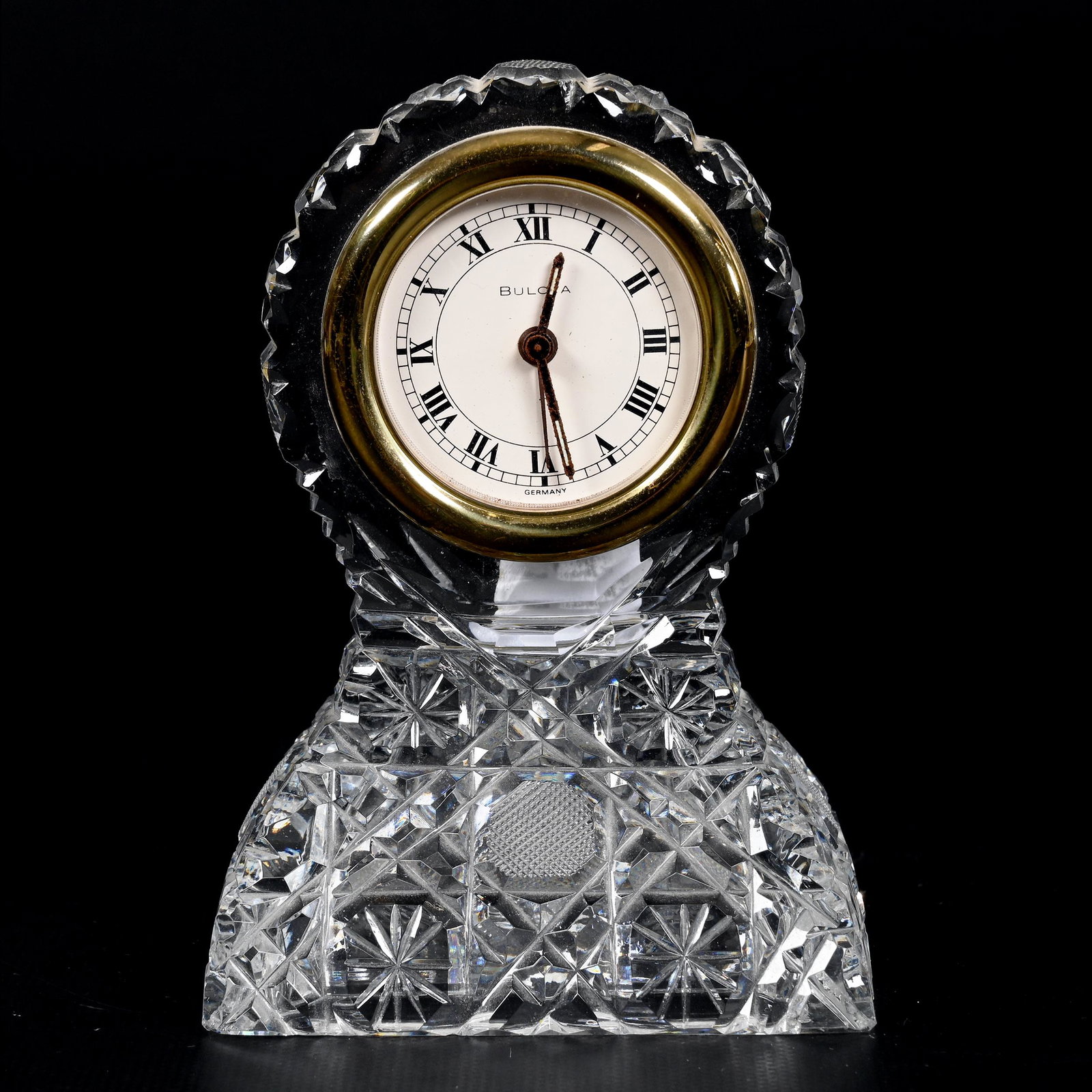 Clock, American Brilliant Cut Glass (1 of 4)