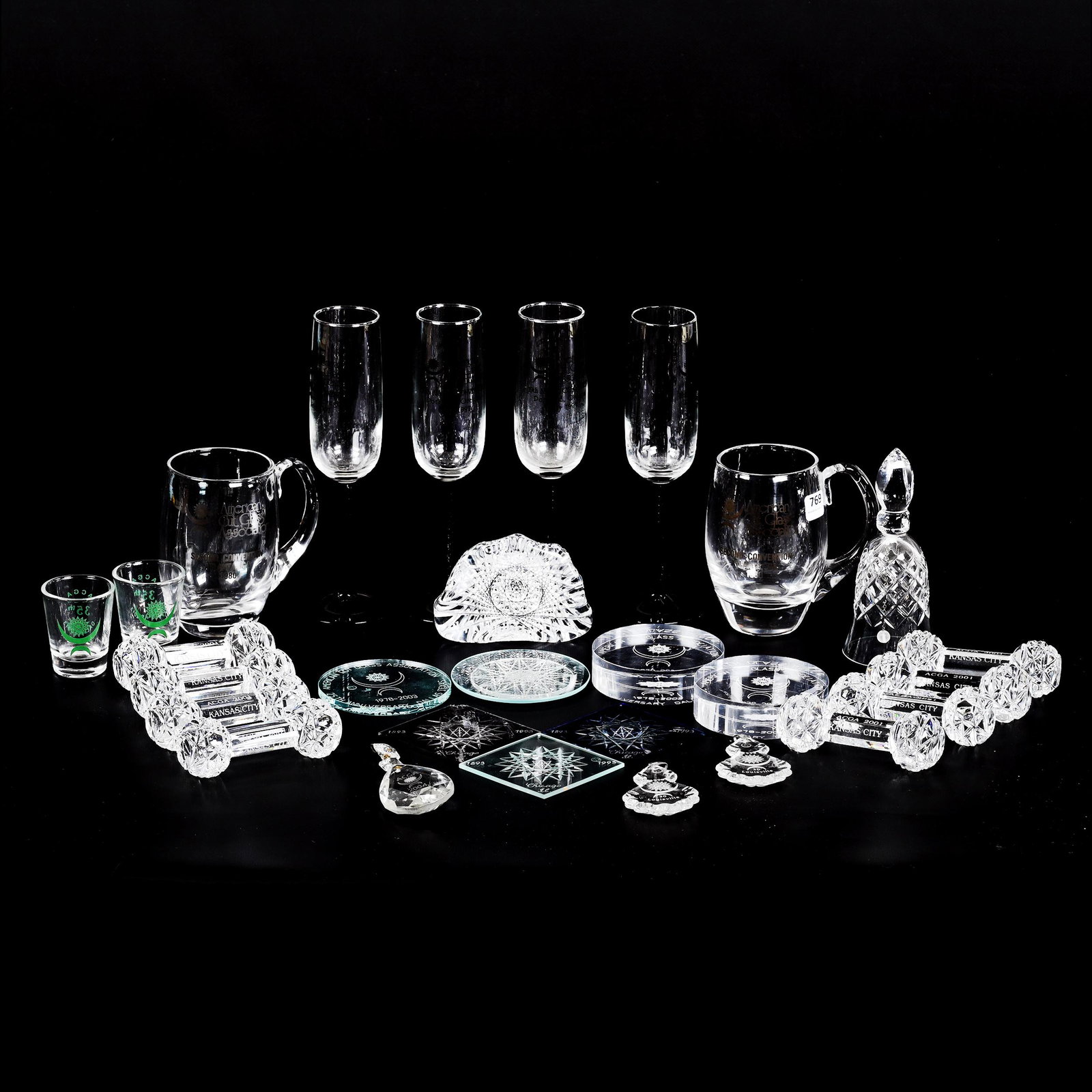 Over (20) American Cut Glass Association Items (1 of 8)