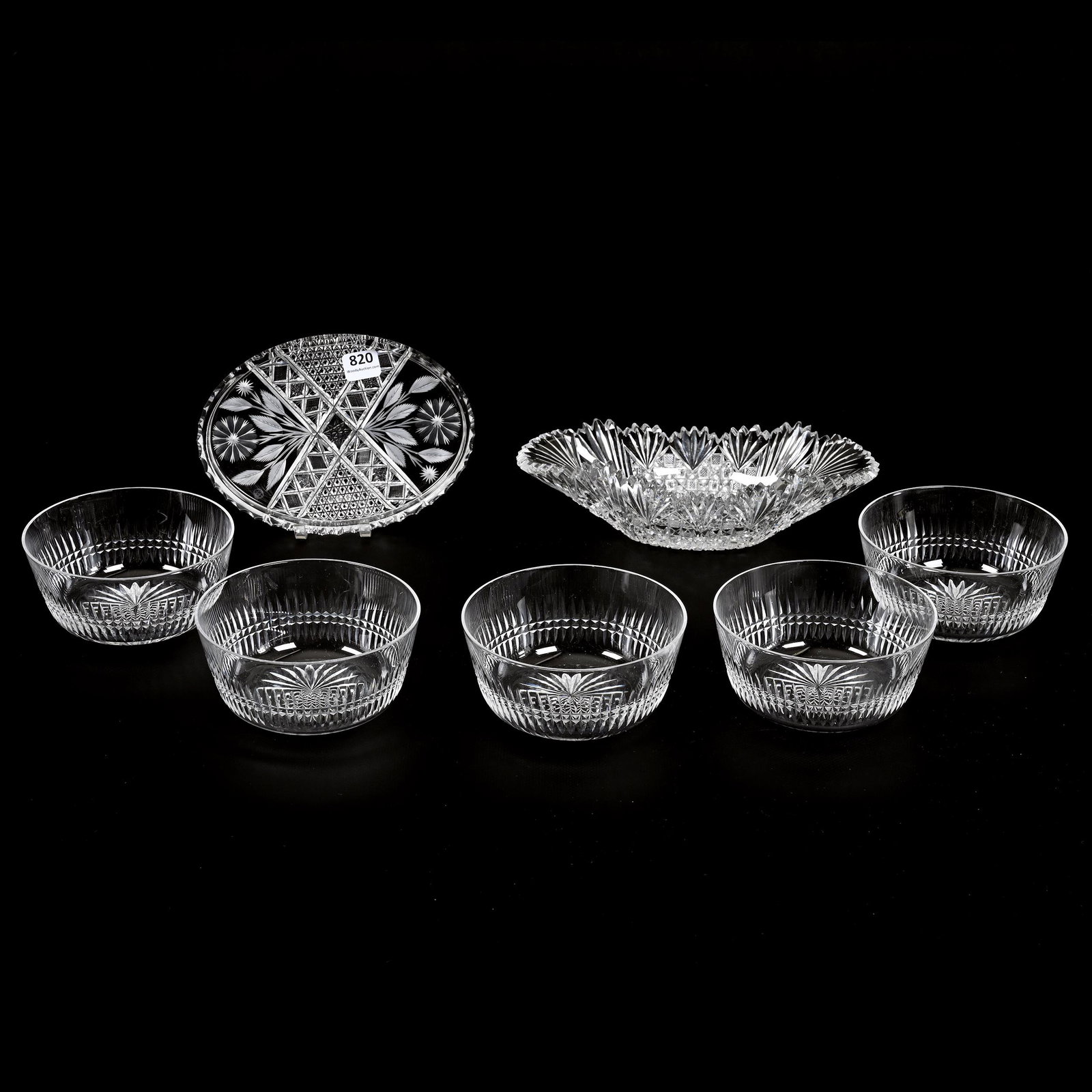 (7) Assorted Items, American Brilliant Cut Glass (1 of 3)