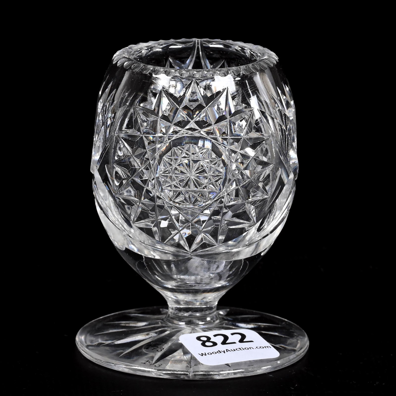 Pedestal Toothpick Holder, ABCG (1 of 3)