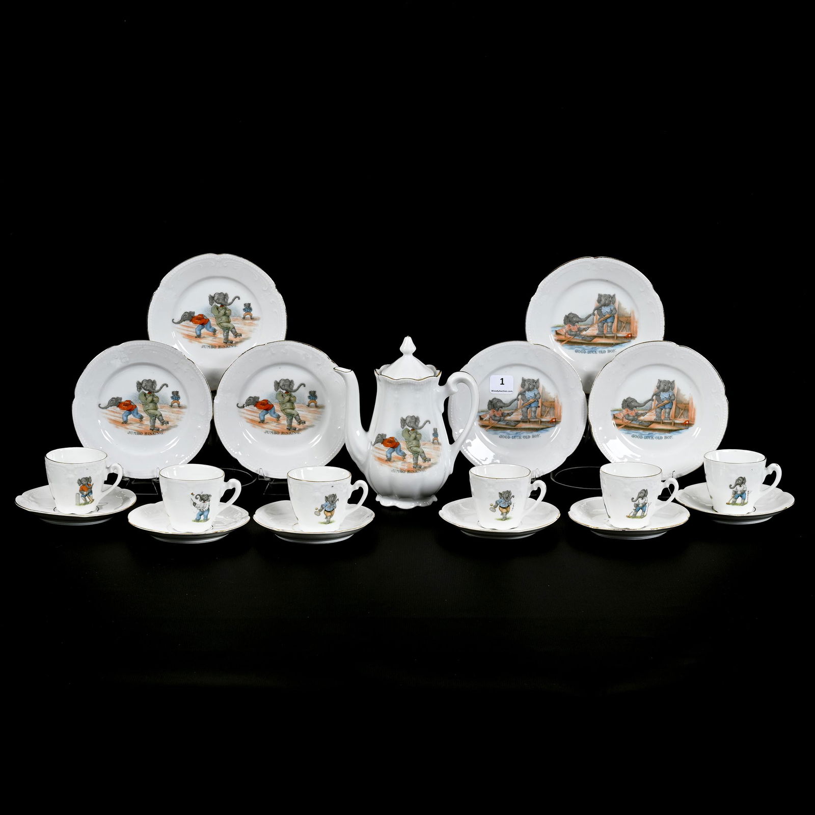 Child's Tea Set Marked Germany, 13 Piece Set (1 of 4)