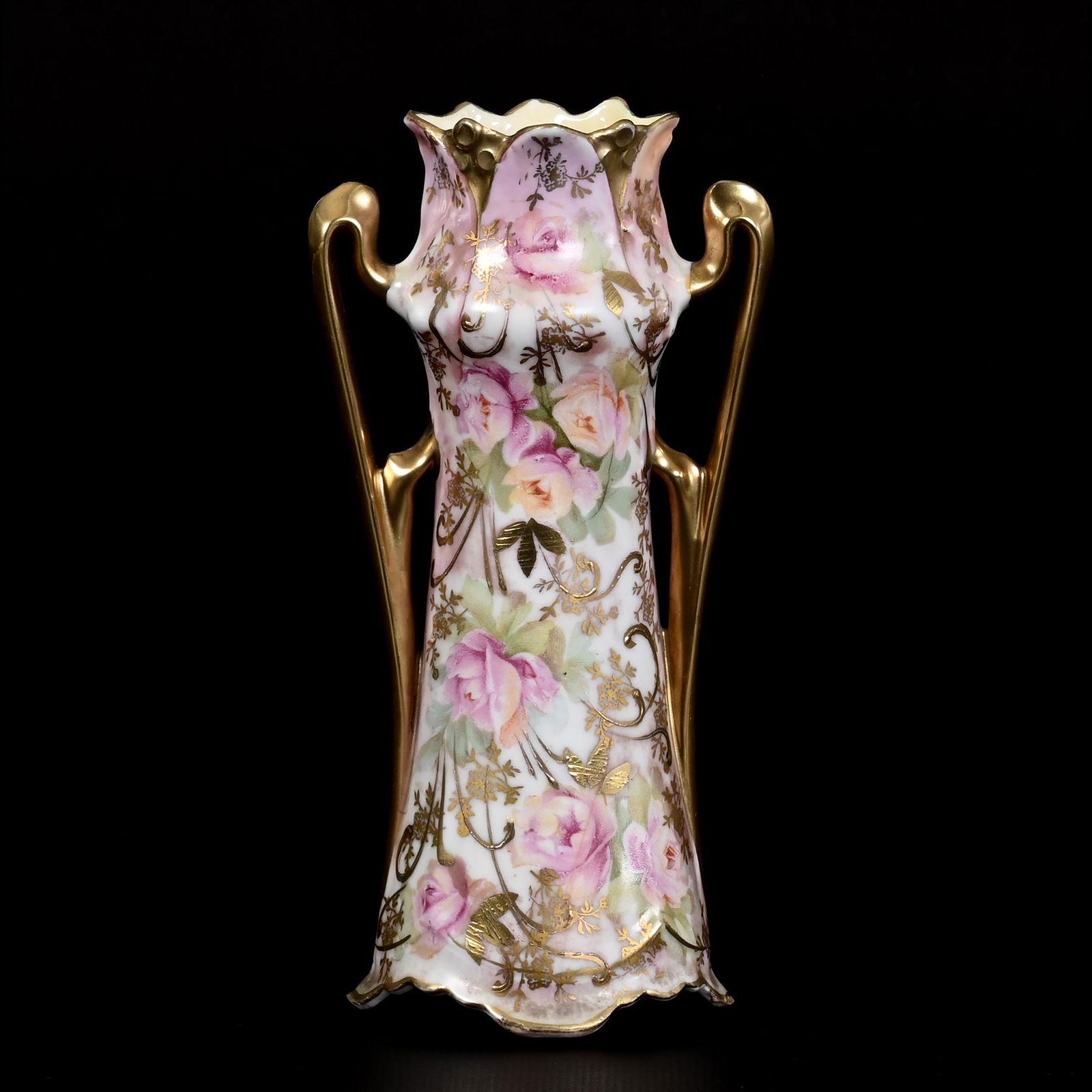Vase, Two Handles, Marked Royal Vienna (1 of 4)