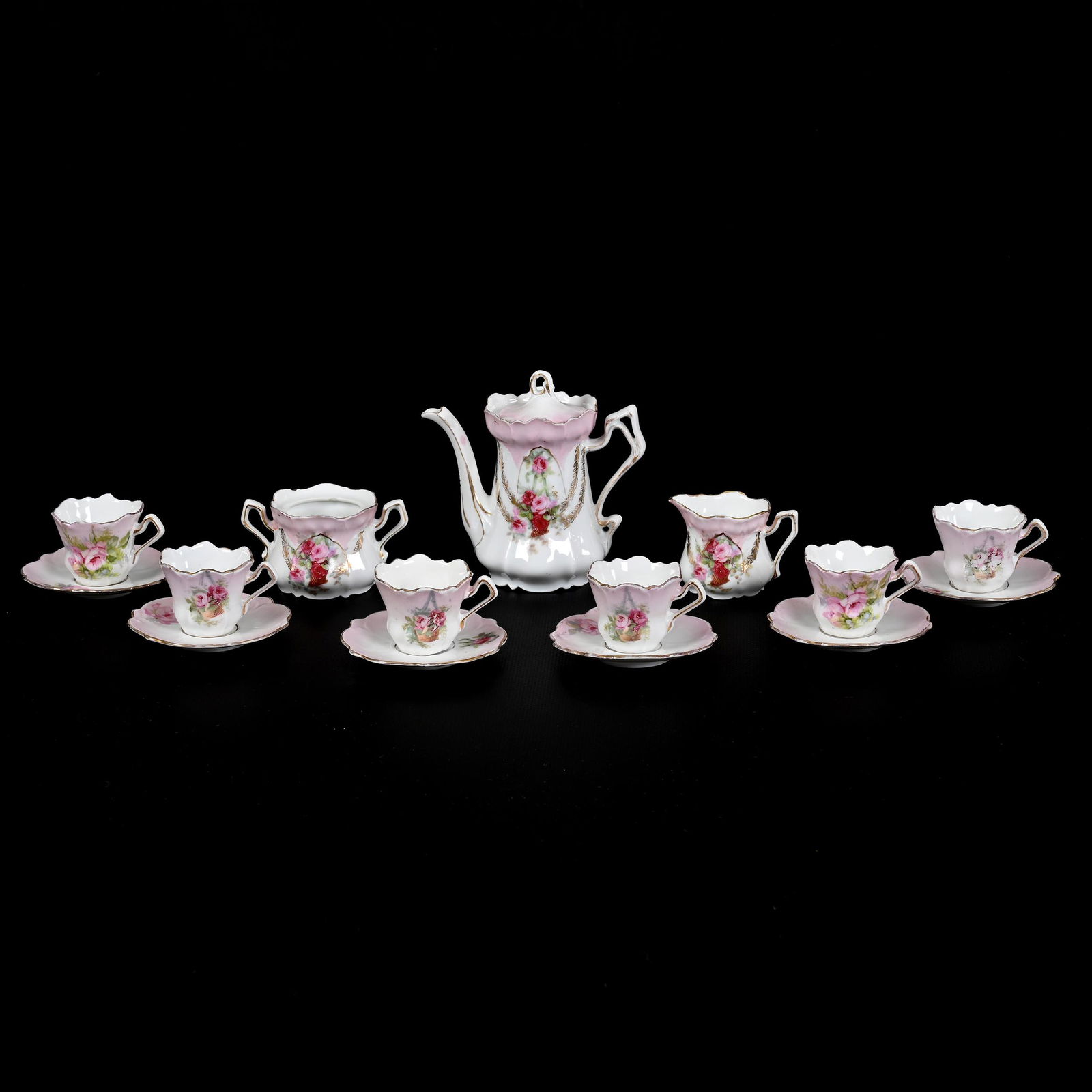 Child's Tea Set, Unmarked R.S. Prussia, (15) Piece (1 of 7)