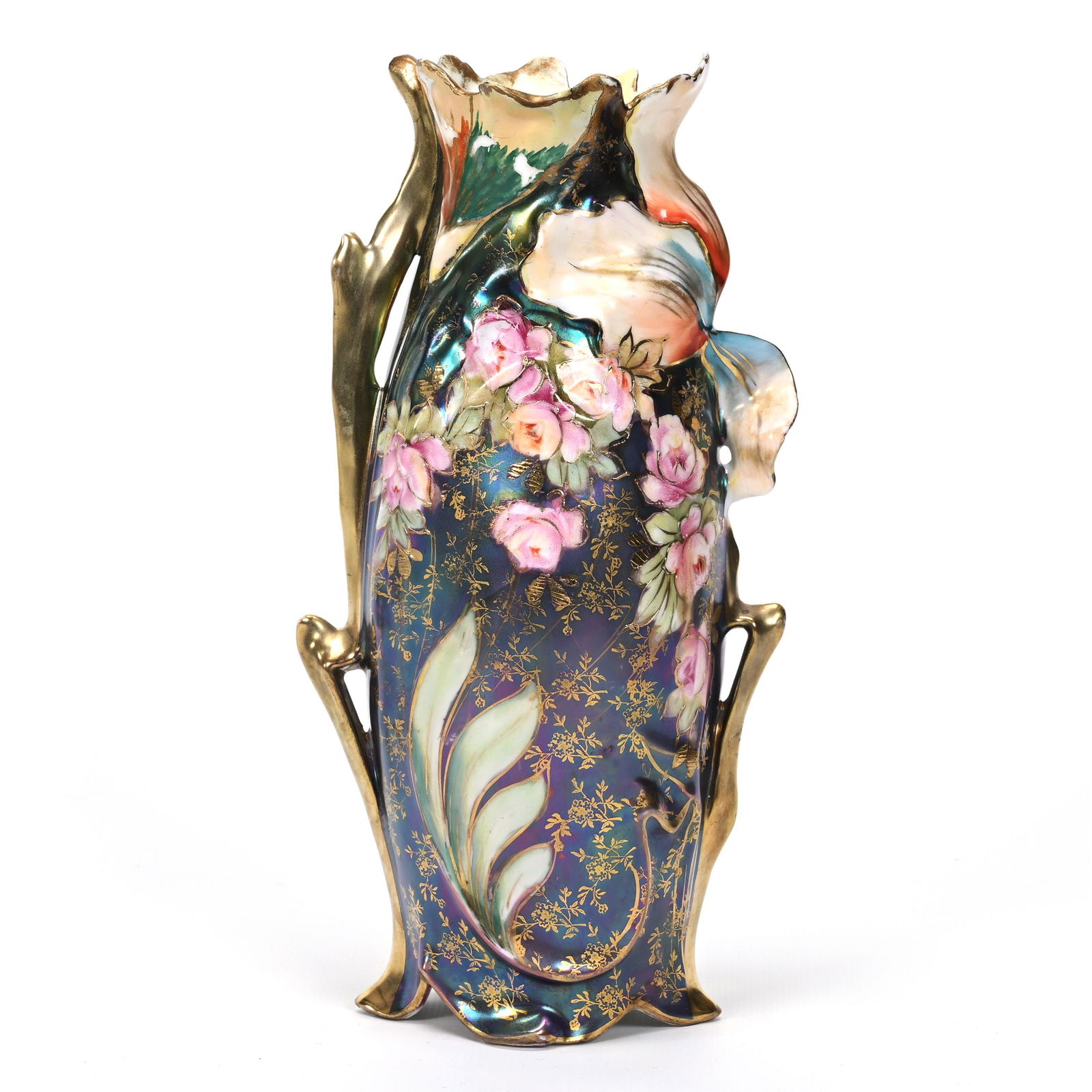 Vase Marked Royal Vienna, Iris Mold (1 of 5)