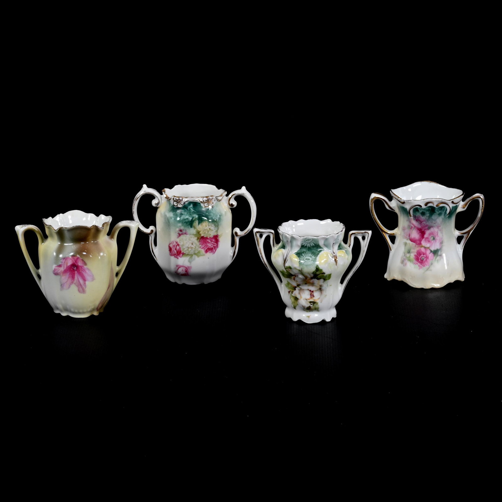 (4) Toothpick Holders, R.S. Prussia, Two Handles (1 of 4)